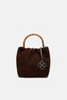 Jelavu - Vienna Suede Chocolate Crossbody Bag