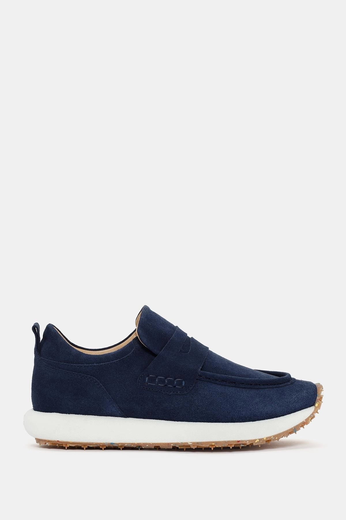Code 917 - Step Navy Suede Loafer Sneaker