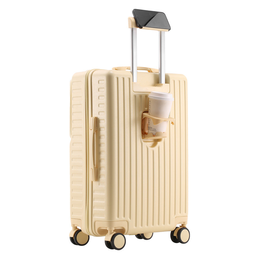Hardside Spinner Suitcase with Front Access Compartment
