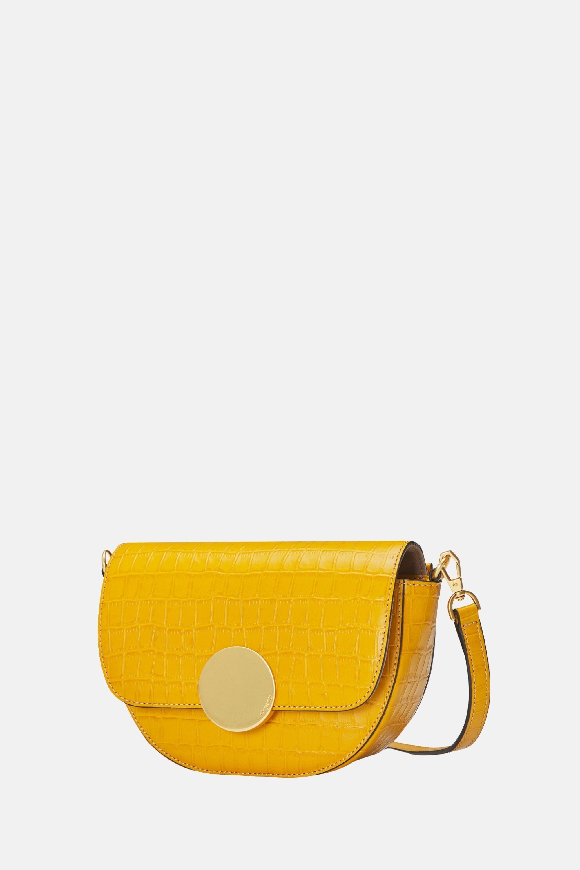 Lottie Croco Crossbody - Small Crossbody - Shadow Yellow / One size
