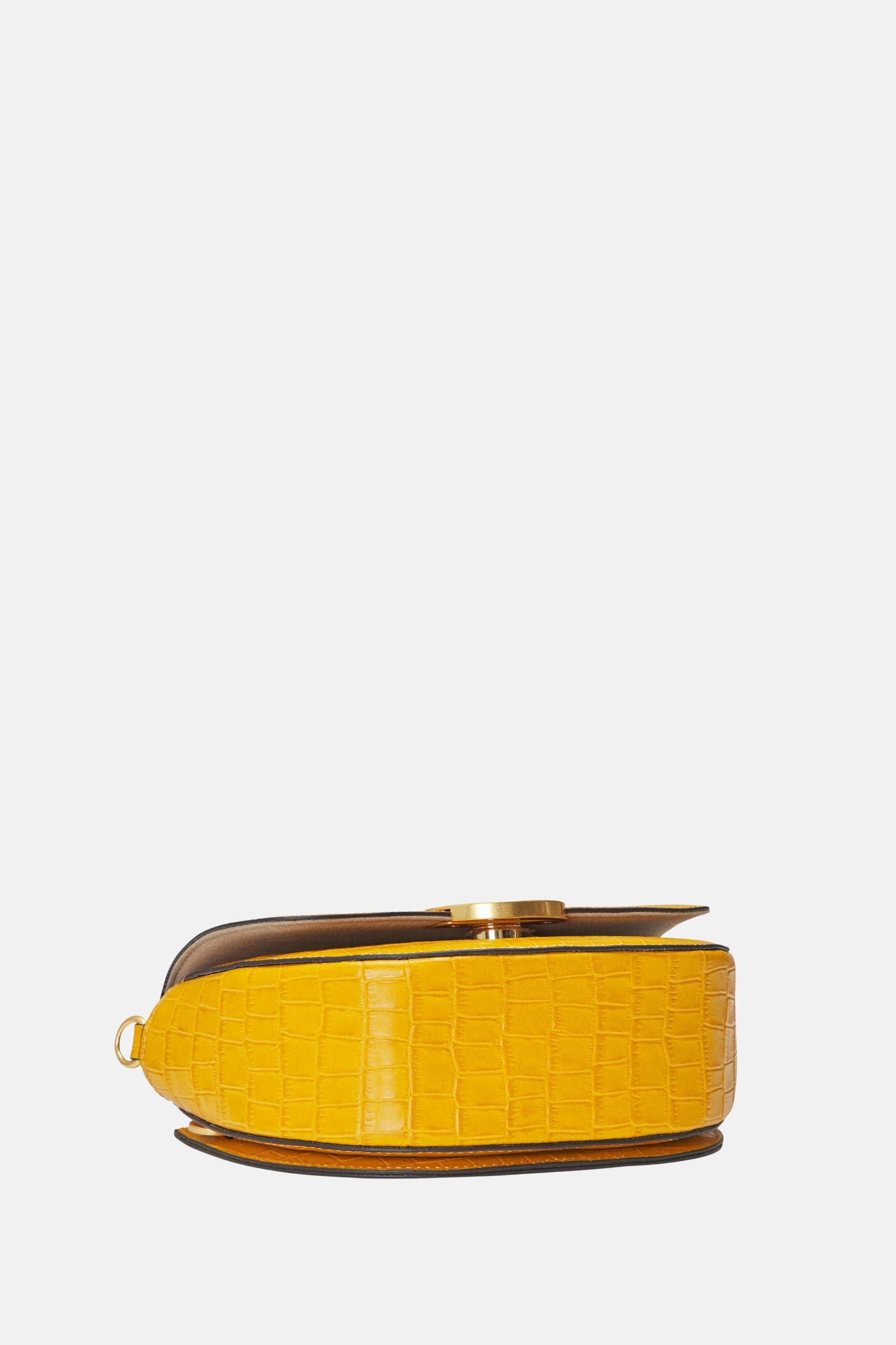 Lottie Croco Crossbody - Small Crossbody - Shadow Yellow / One size