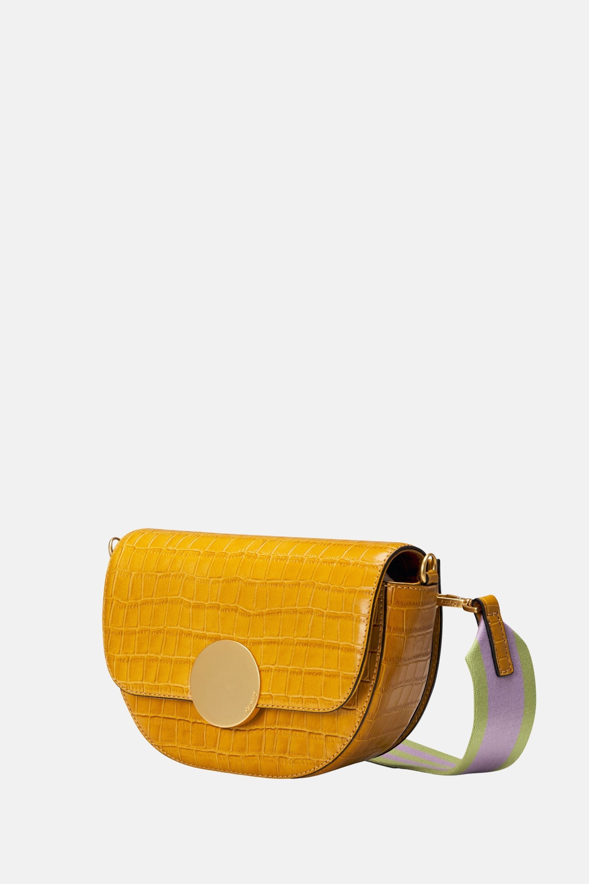 Lottie Croco Crossbody - Small Crossbody - Shadow Yellow / One size