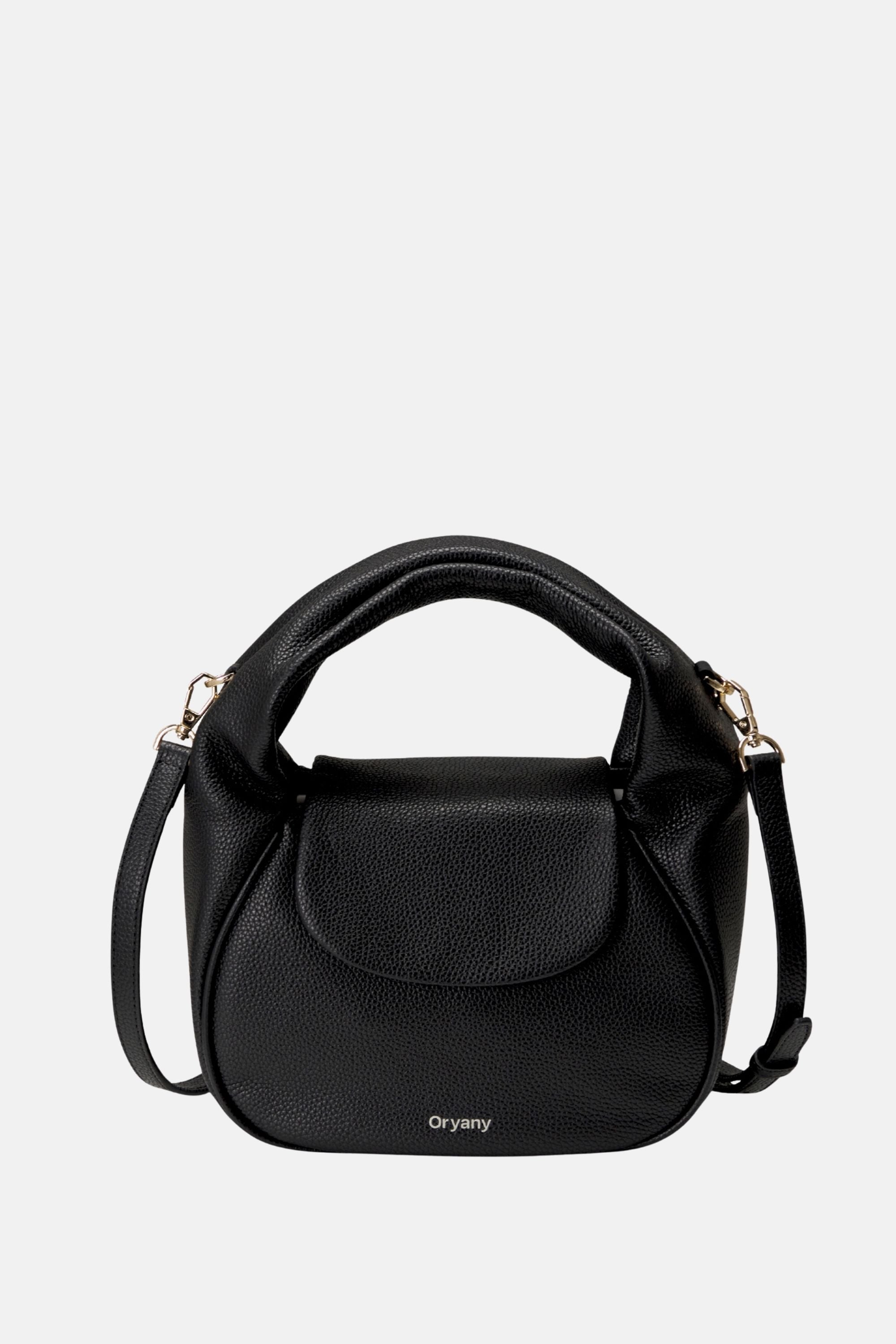Sample Product - Oryany - Anaan Medium Satchel Tote – Top Handle Crossbody Bag - Black Leather
