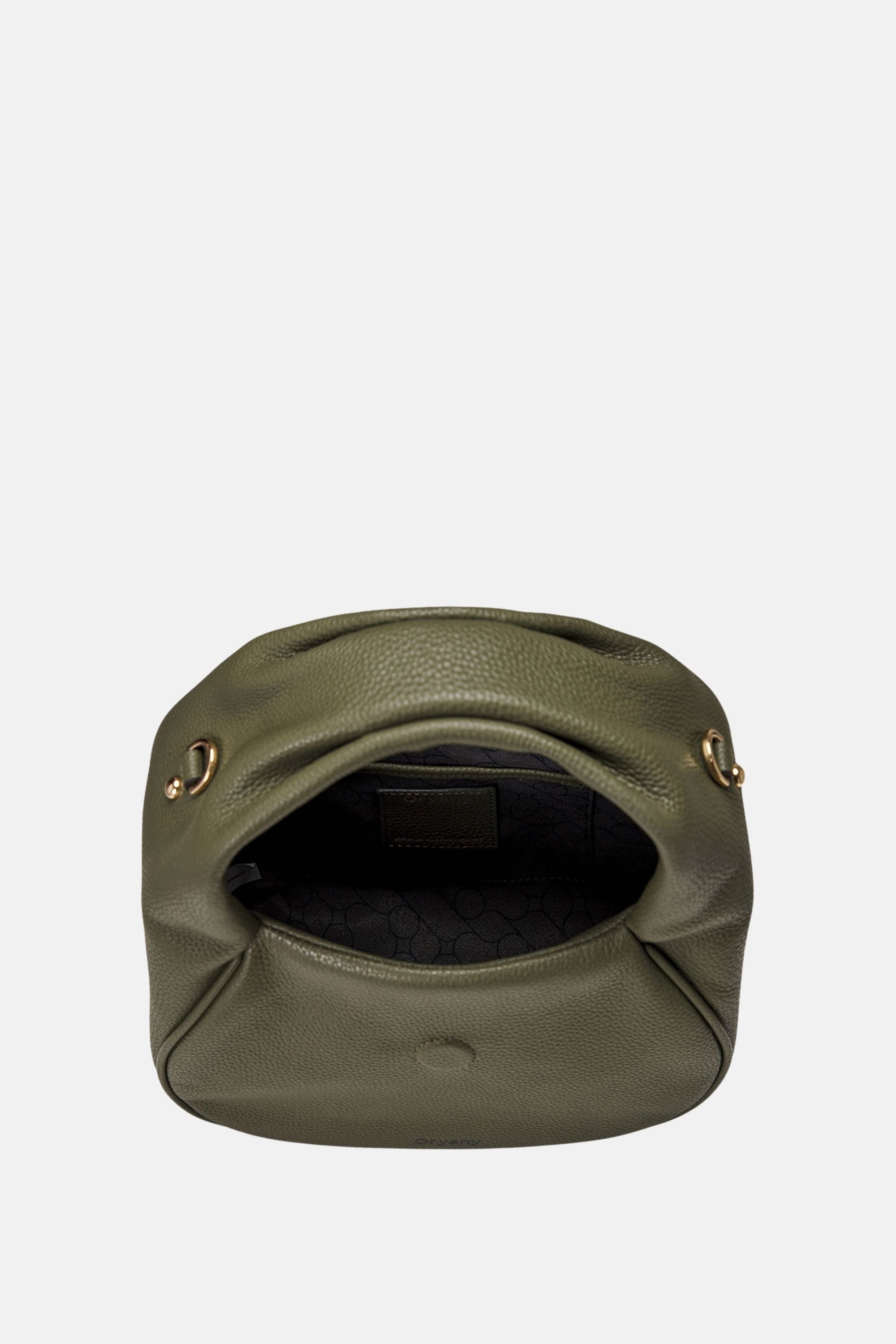 Sample Product - Oryany - Anaan Medium Satchel Tote – Top Handle Crossbody Bag - Olive Leather