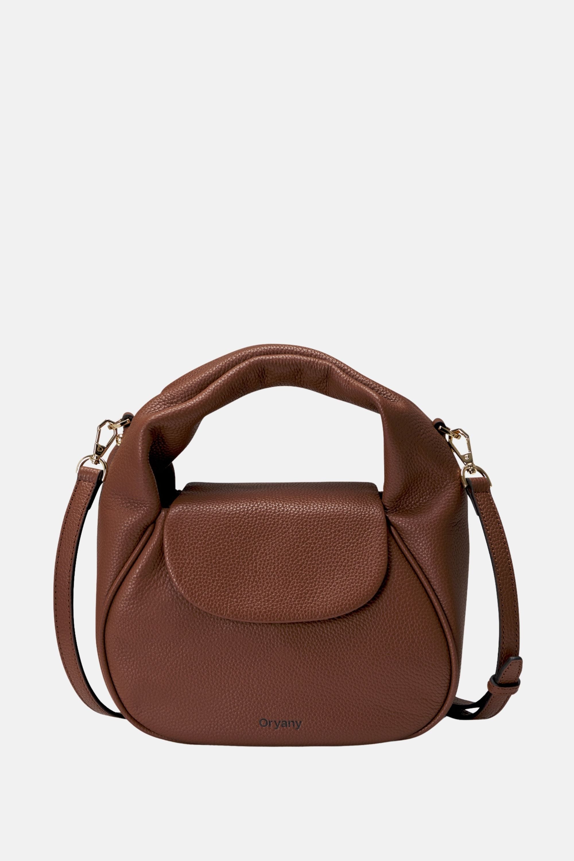 Sample Product - Oryany - Anaan Medium Satchel Tote – Top Handle Crossbody Bag - Toffee Tan Leather