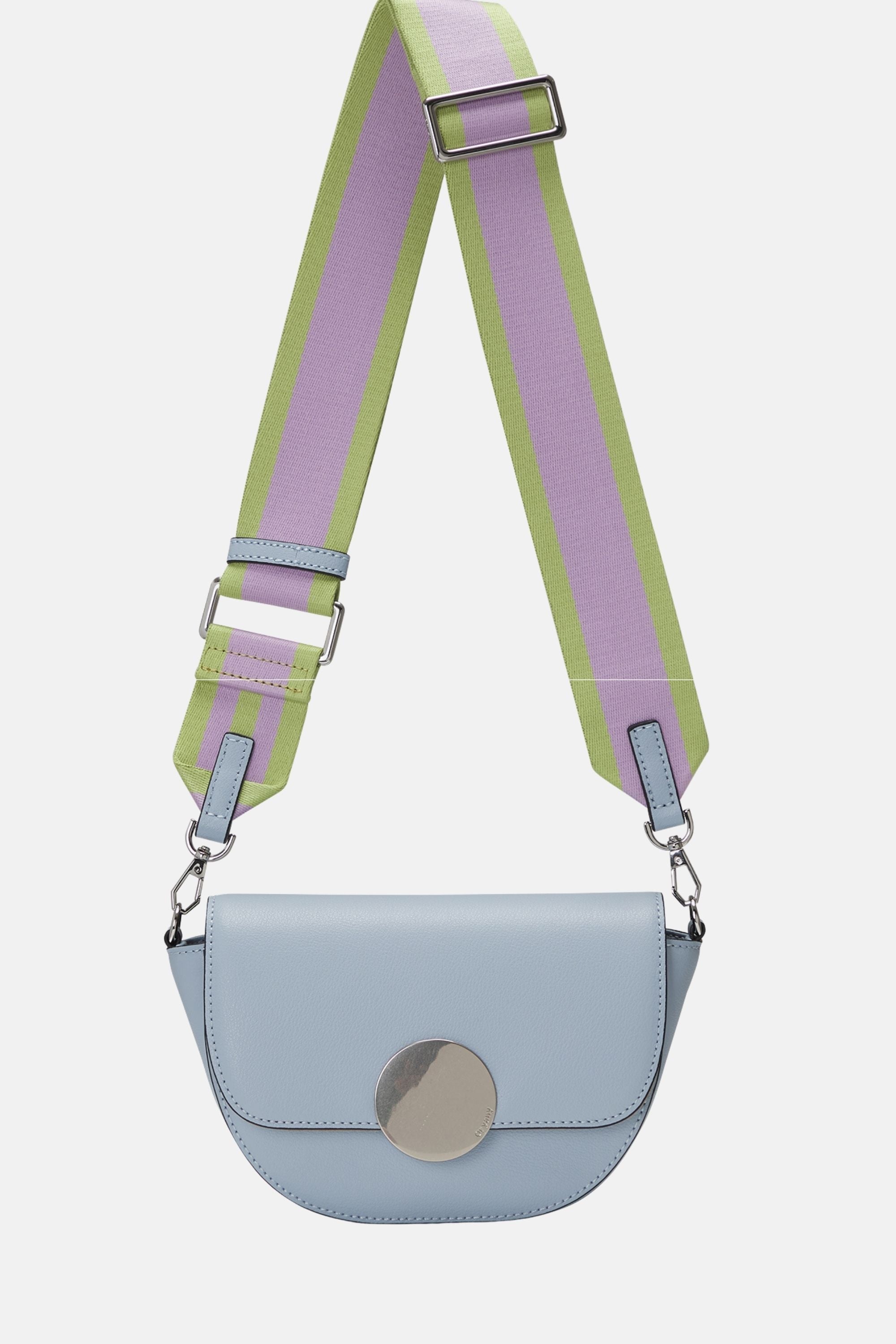 Oryany - Lottie Saddle Crossbody Small Handbags - Space Blue / One size