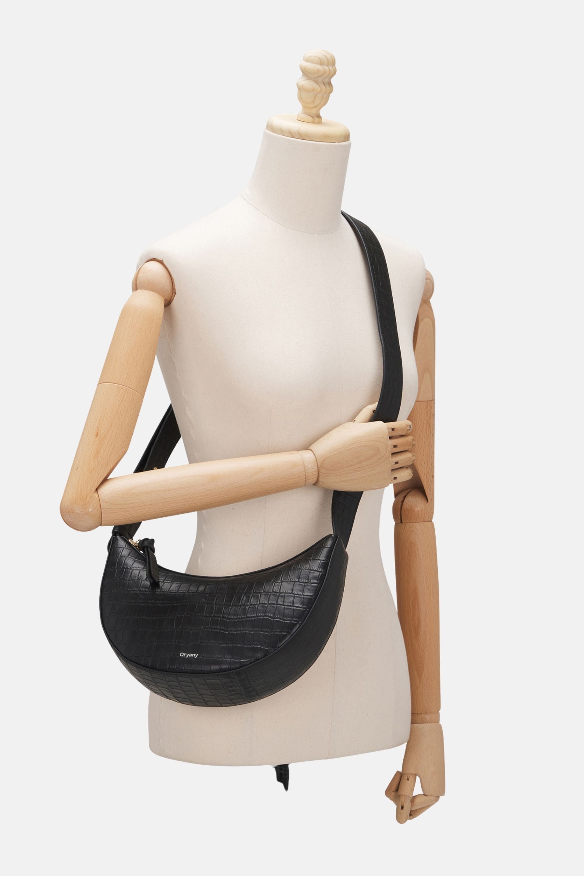 Sample Product - Oryany - Rookie Croco Crossbody Medium Handbags - Black