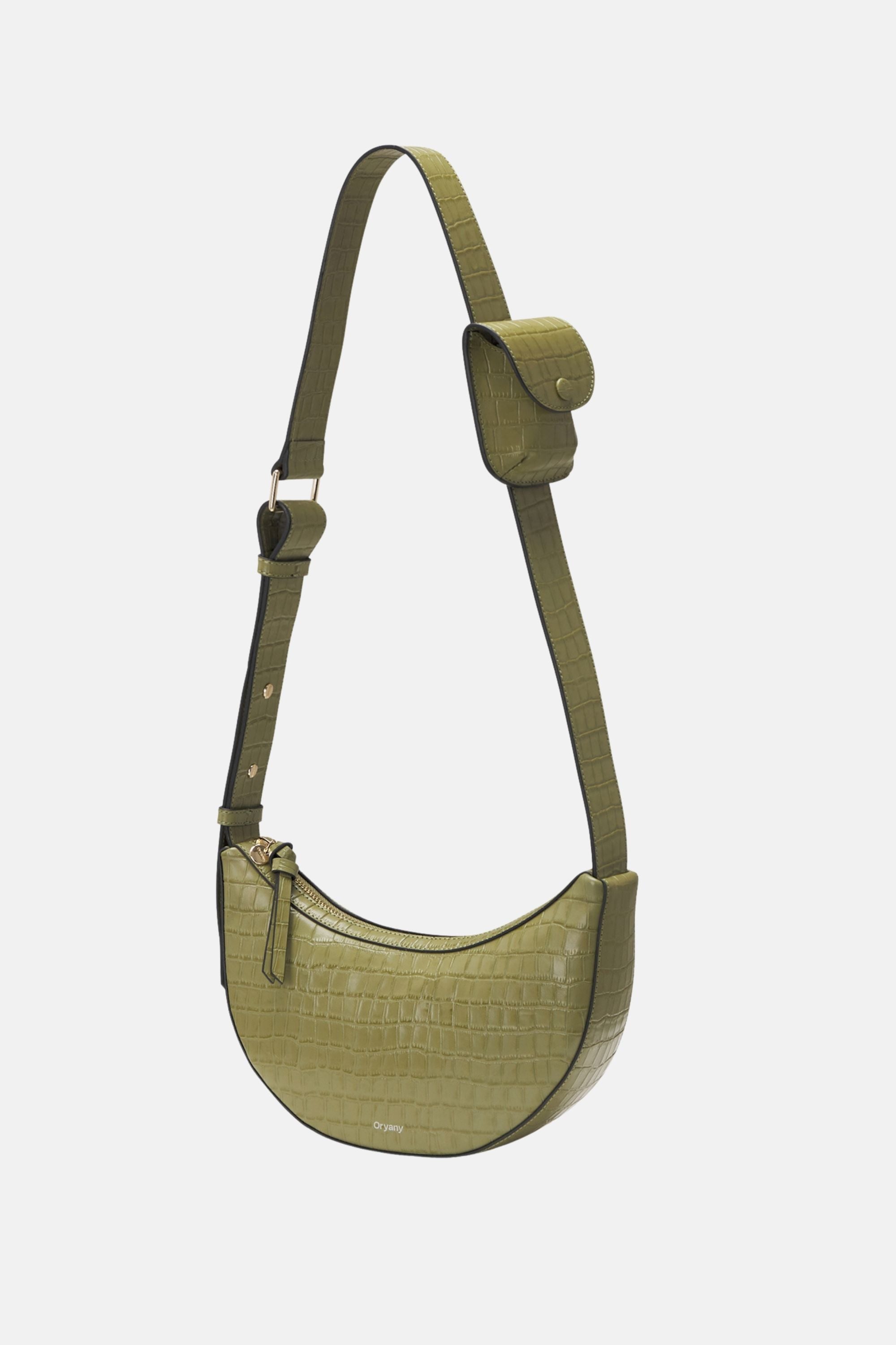 Sample Product - Oryany - Rookie Croco Crossbody Medium Handbags - Leaf Olive
