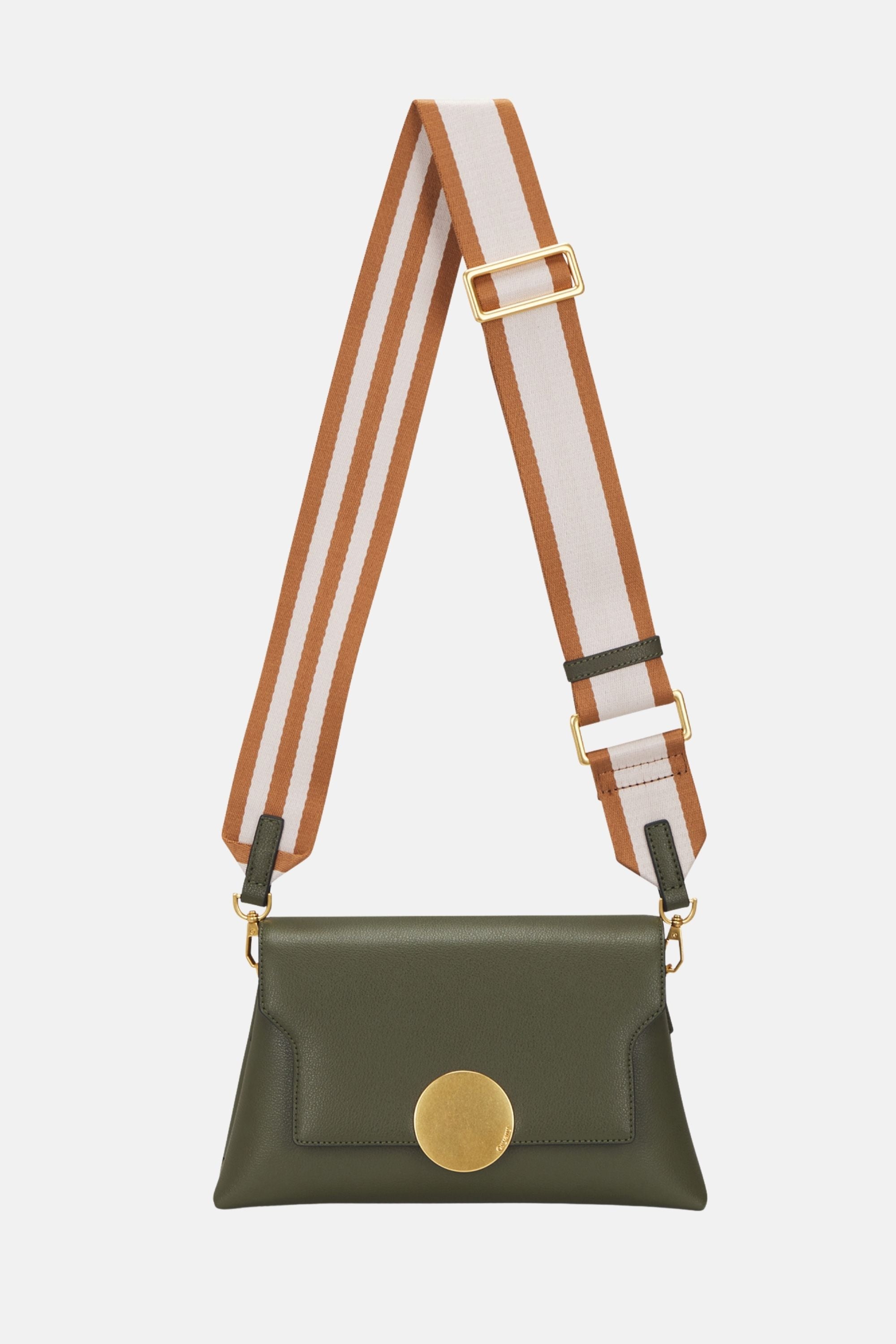 Oryany - Lottie Flap Crossbody Medium Handbags - Olive / One size