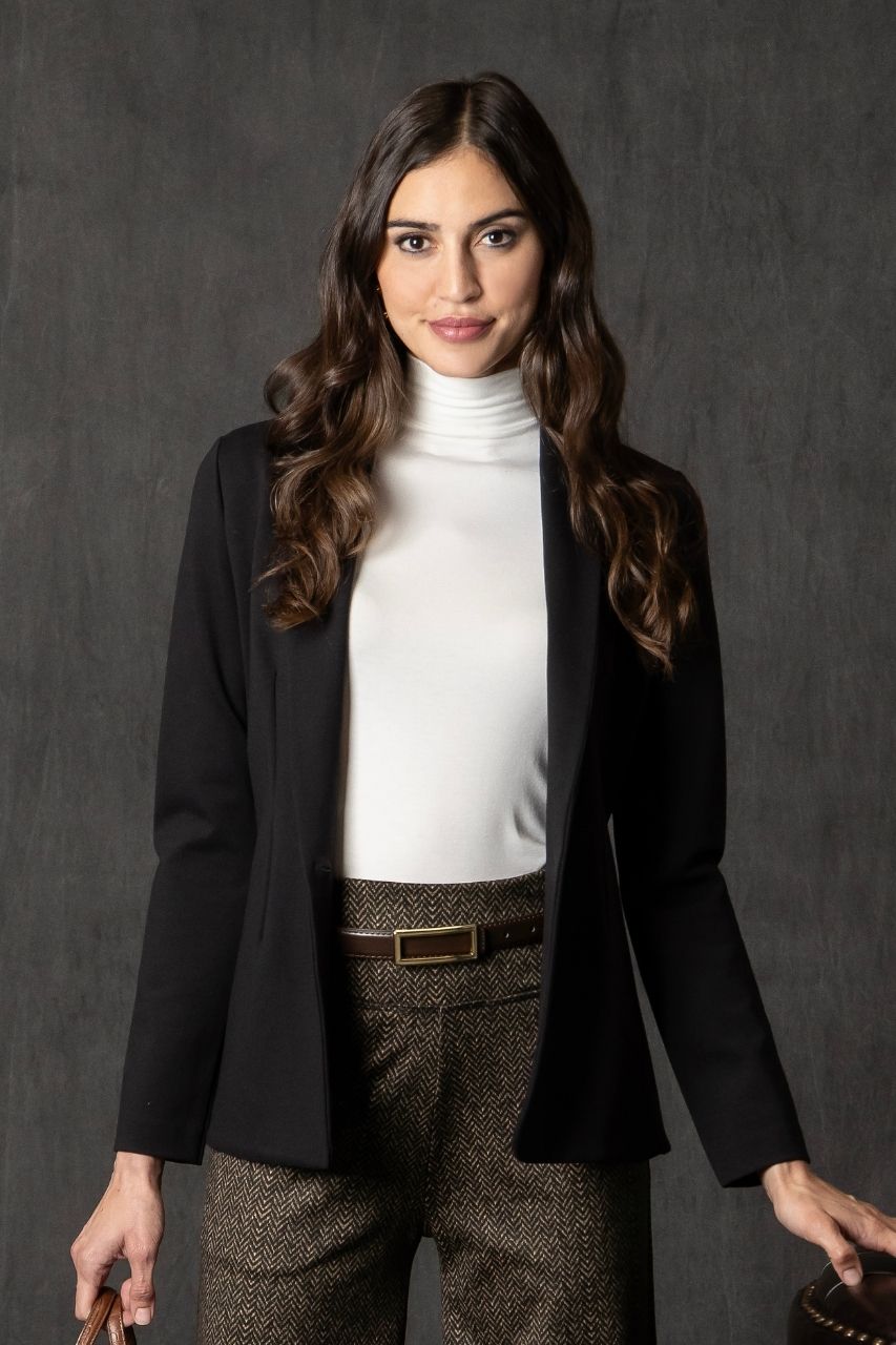 BLAZER: BLACK PONTE