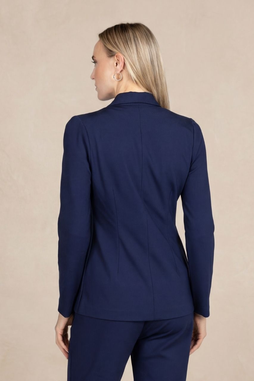 BLAZER: OXFORD NAVY PONTE