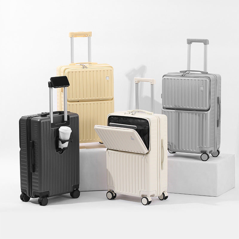 Hardside Spinner Suitcase with Front Access Compartment