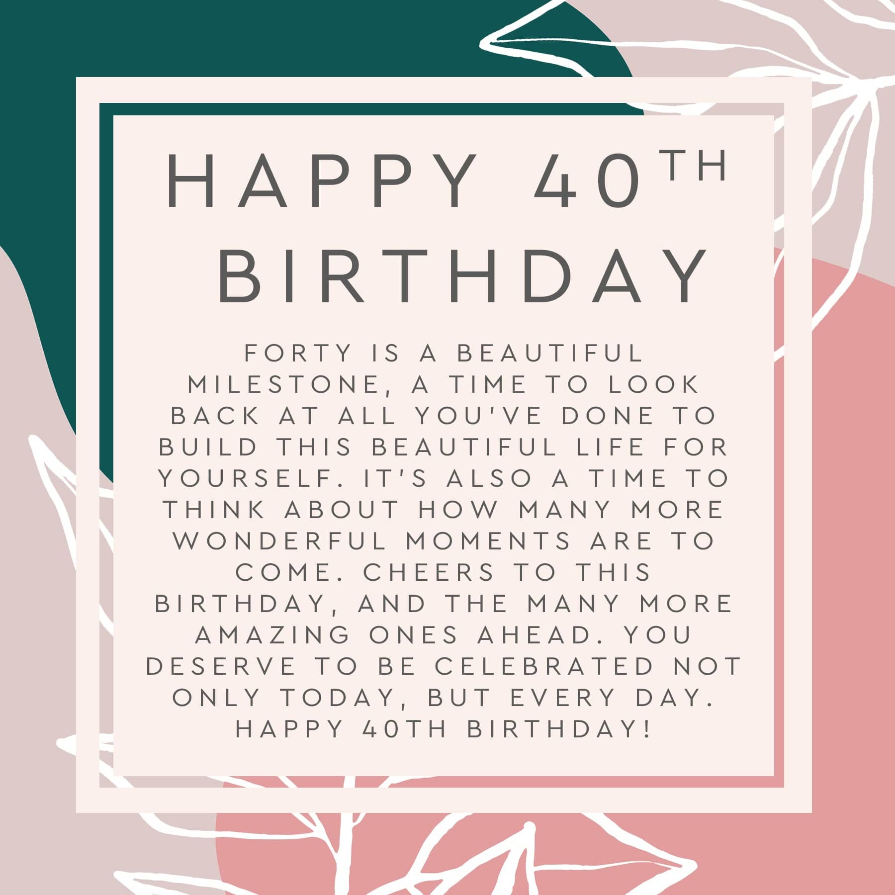 40th Birthday Compass Necklace Spa Gift Box Set