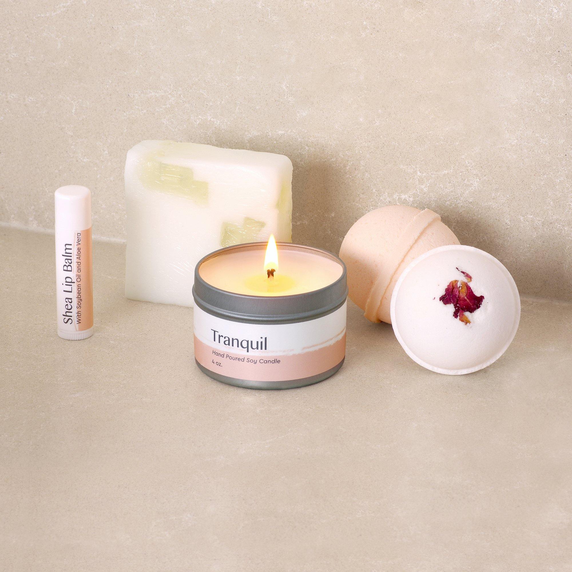 40th Birthday Compass Necklace Spa Gift Box Set