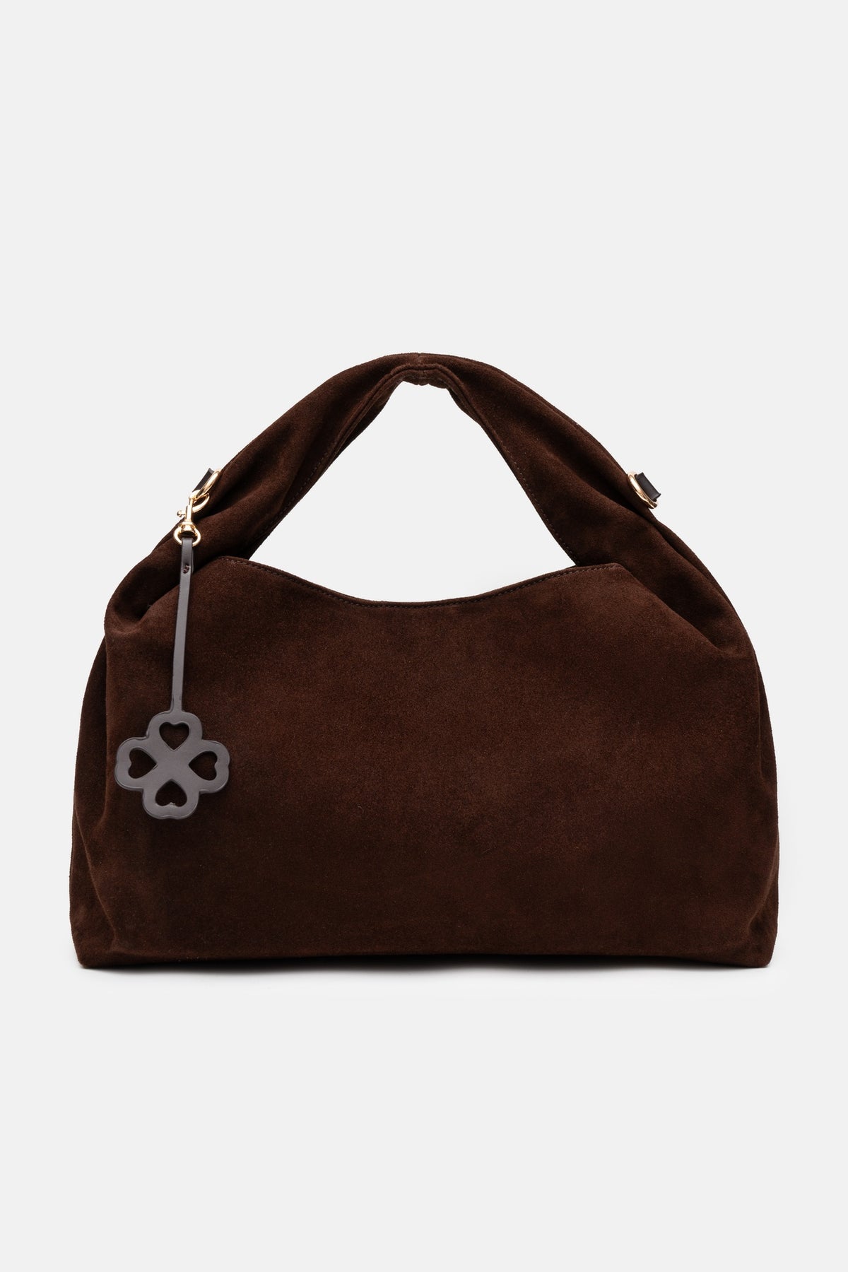 Jelavu - Florence Suede Chocolate Satchel Bag