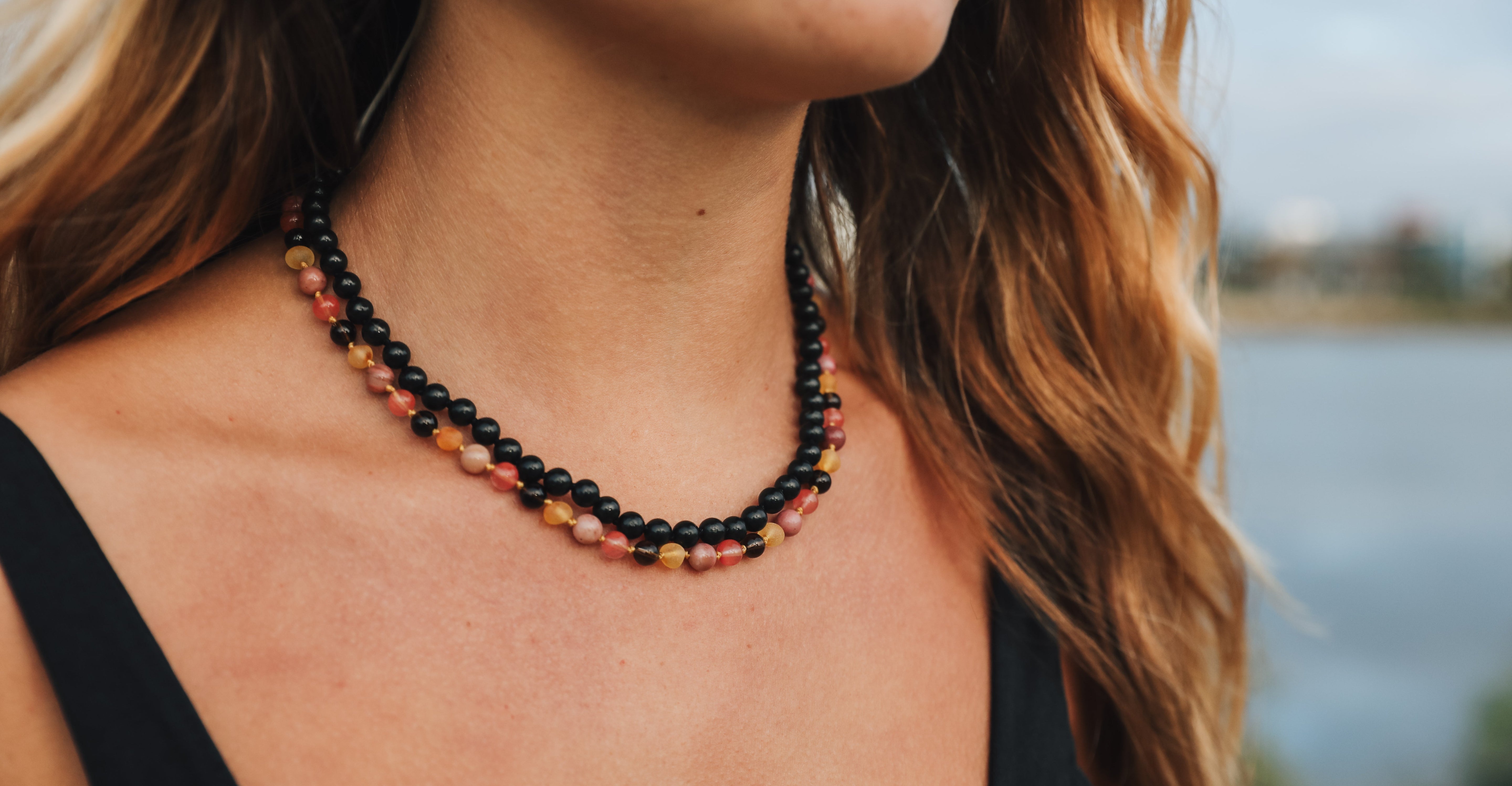 Pure Shungite || Gemstone Necklace
