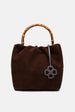 Jelavu - Vienna Suede Chocolate Crossbody Bag