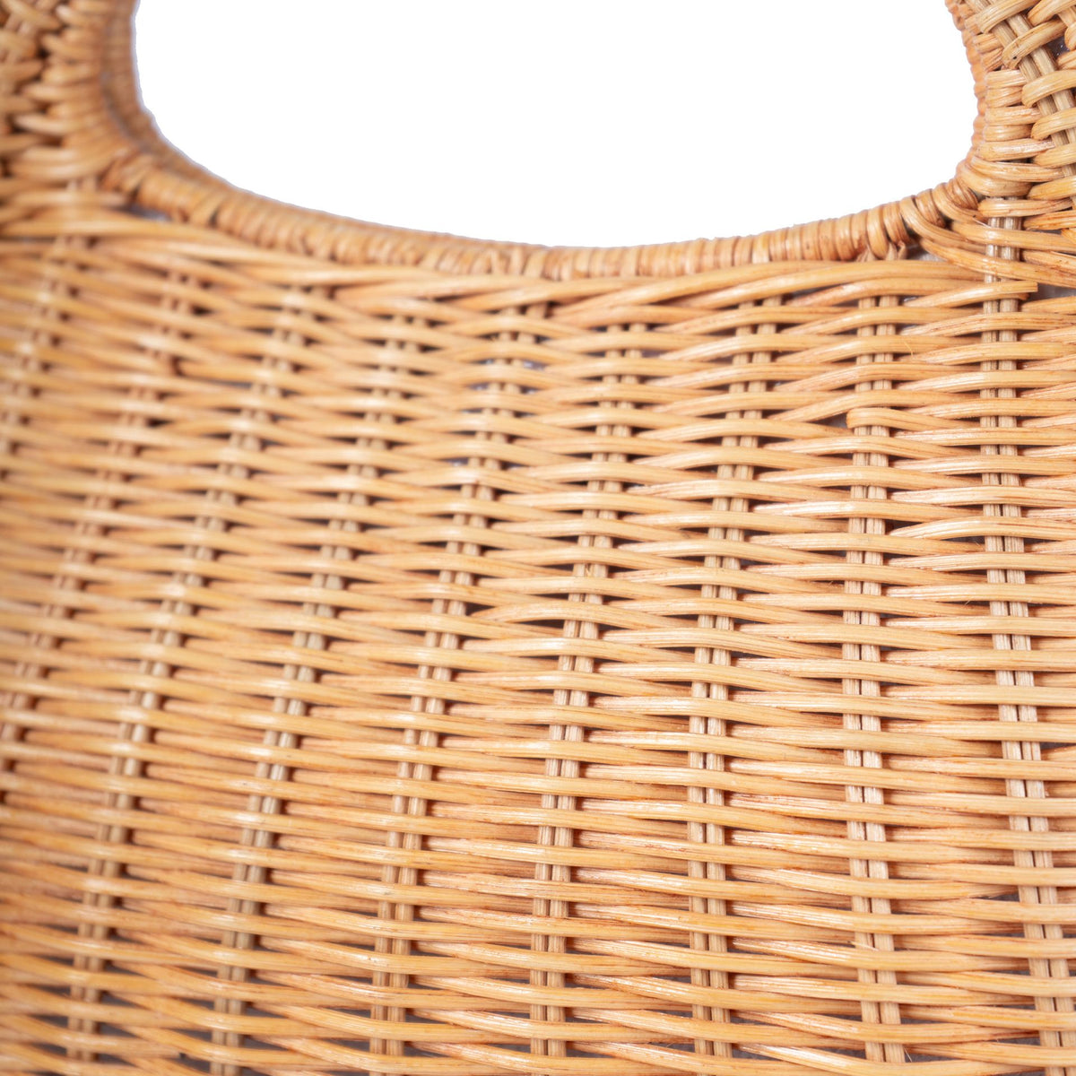 Ayla Rattan Small Satchel
