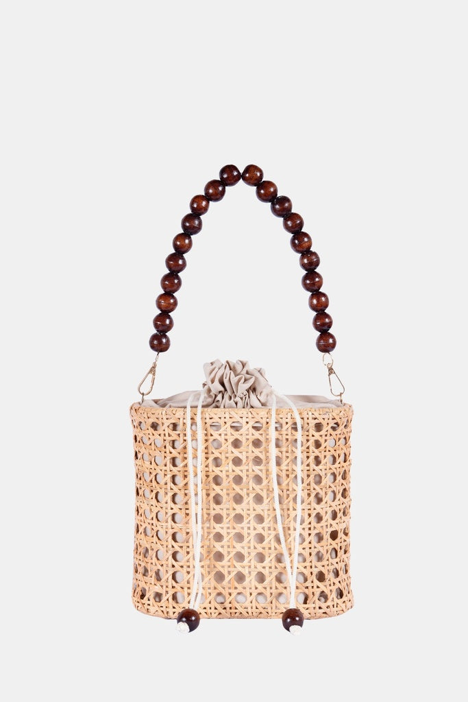 Jelavu - Amalfee Wood Bead Satchel Bag