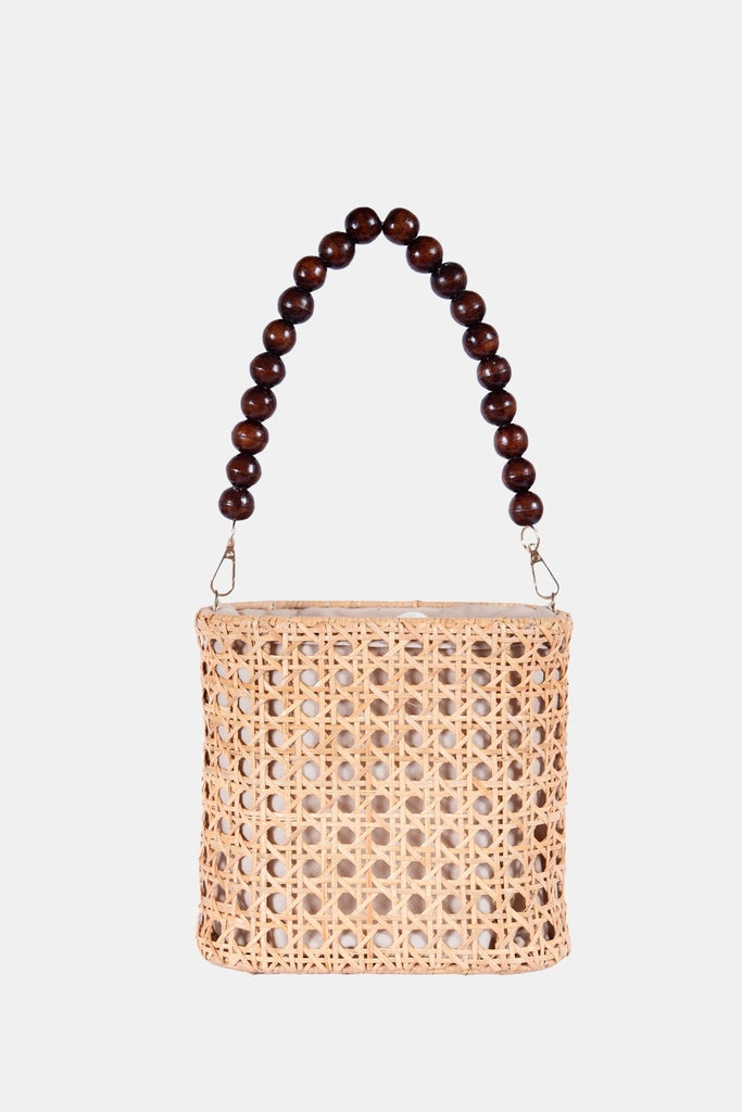 Jelavu - Amalfee Wood Bead Satchel Bag