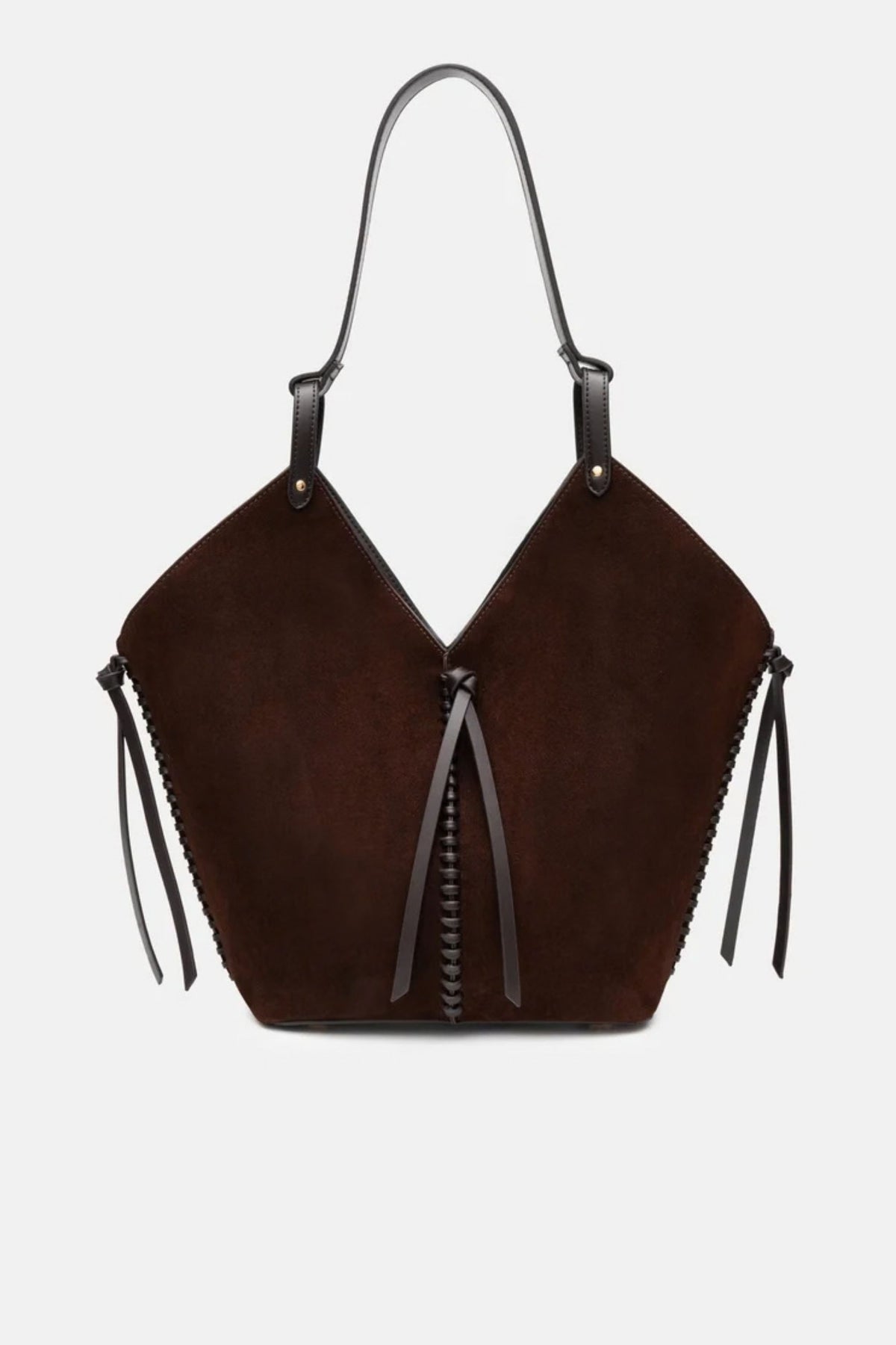 Jelavu - Sedona Suede Chocolate Tote Bag