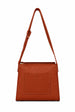 Ecotorie Eleanor Leather Crossbody Bag-Rust