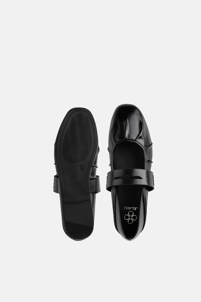 JELAVU Blair Penny Loafer Ballet Flat in Black - image 4