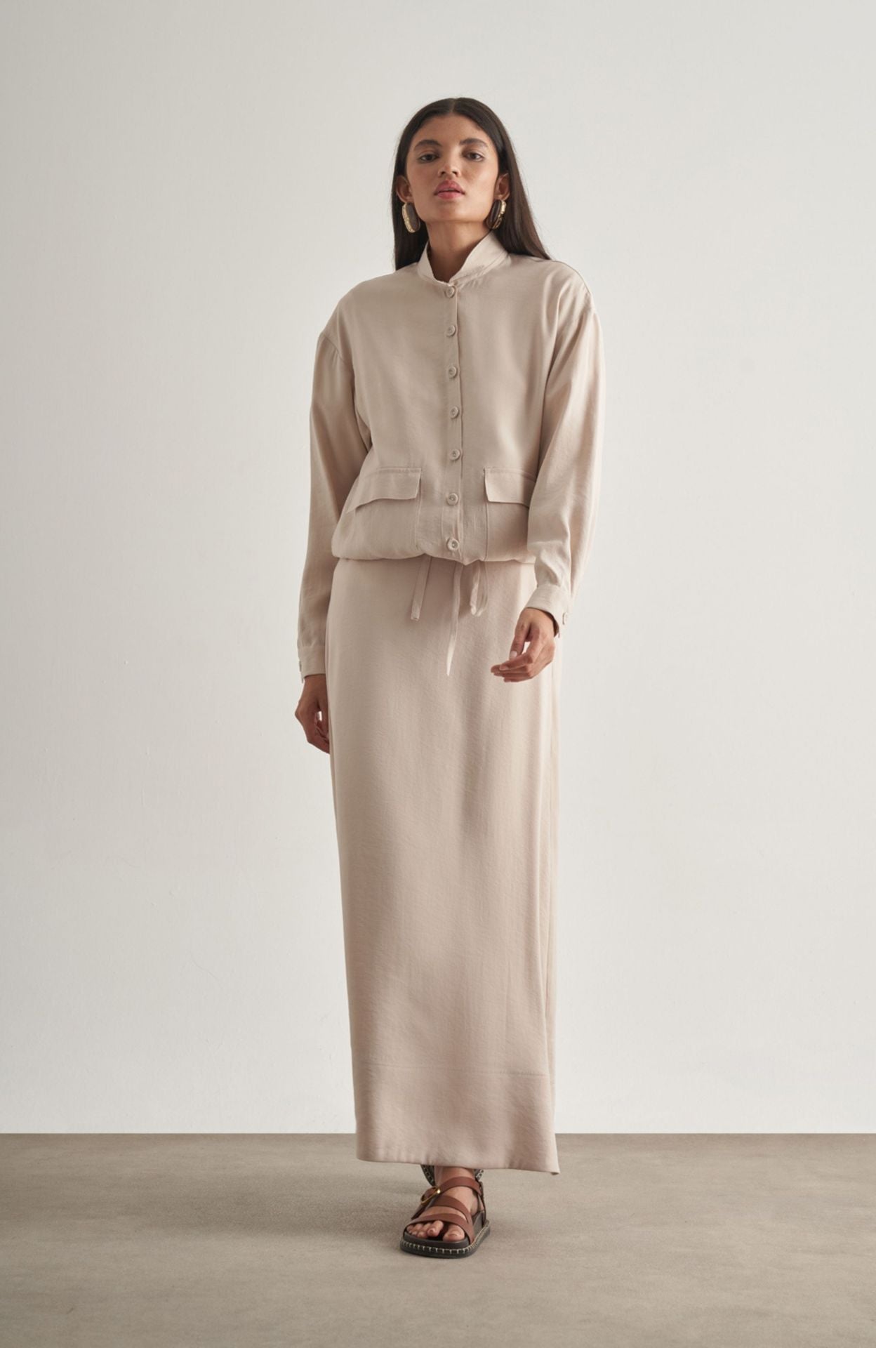 Mizalle Maxi Skirt - Skirt