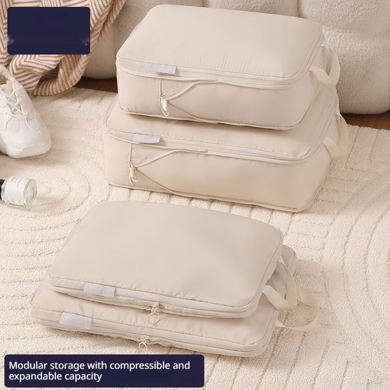 6-Piece Compression Packing Cube Set – Travel & Luggage Organizers