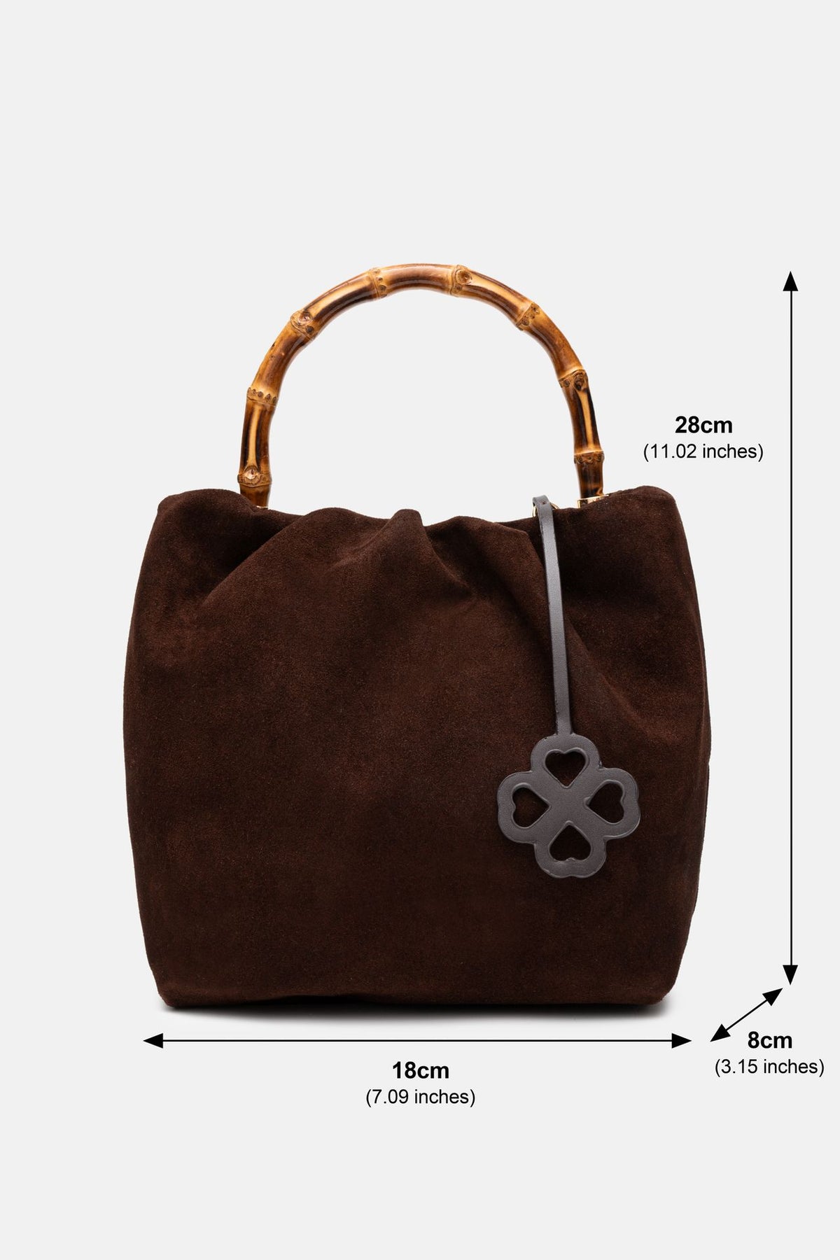 Jelavu - Vienna Suede Chocolate Crossbody Bag