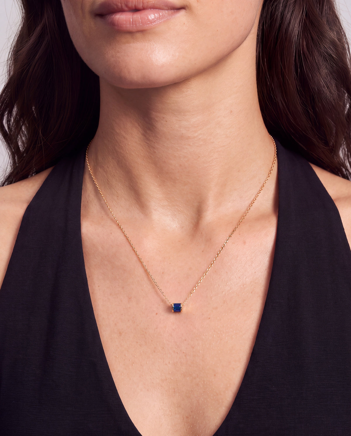September Birthstone Precious Pendant Necklace
