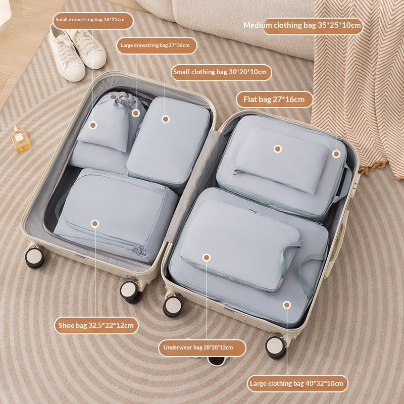 6-Piece Compression Packing Cube Set – Travel & Luggage Organizers