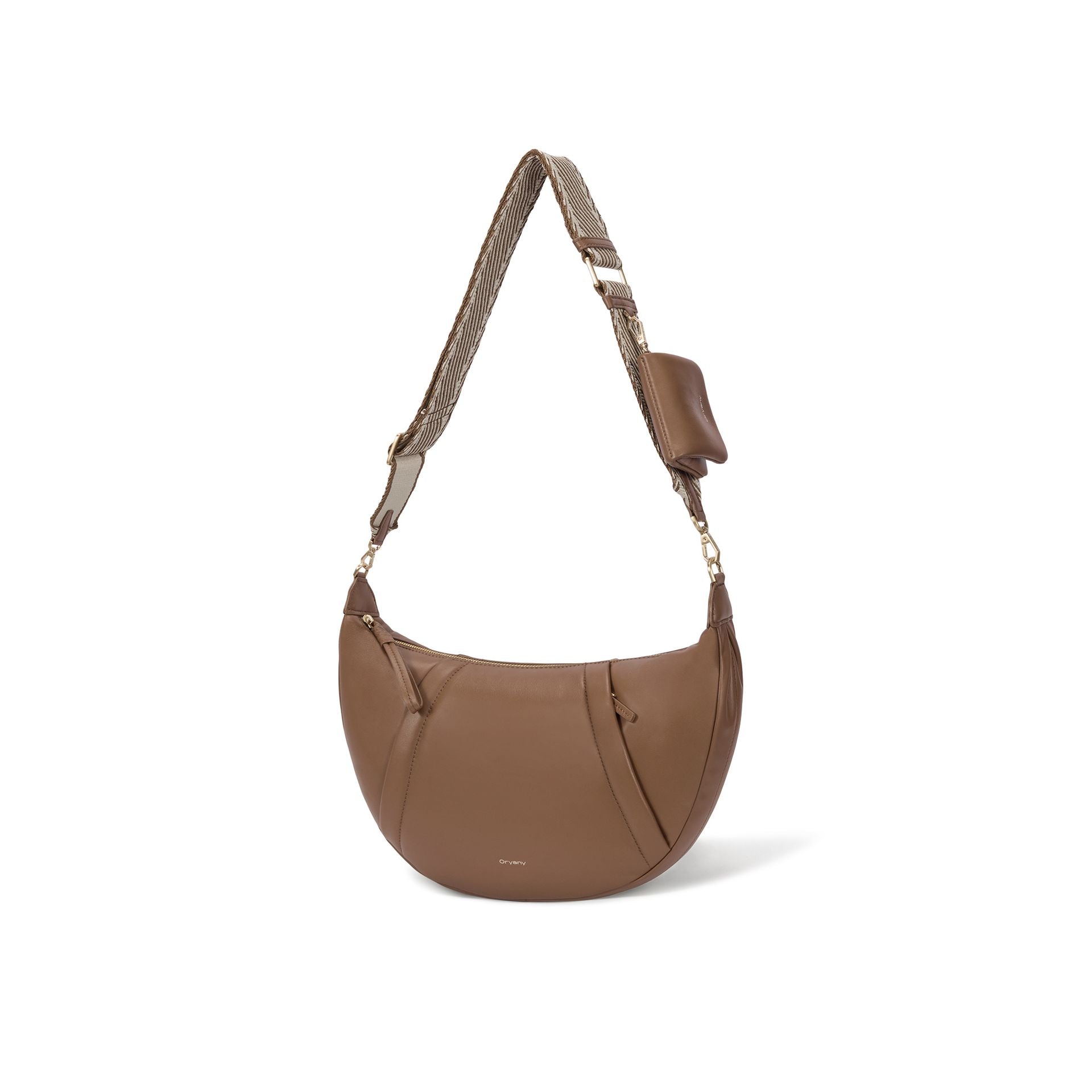 Sample Product - Oryany - Banana Leather M Crossbody Handbags - TAN / One size