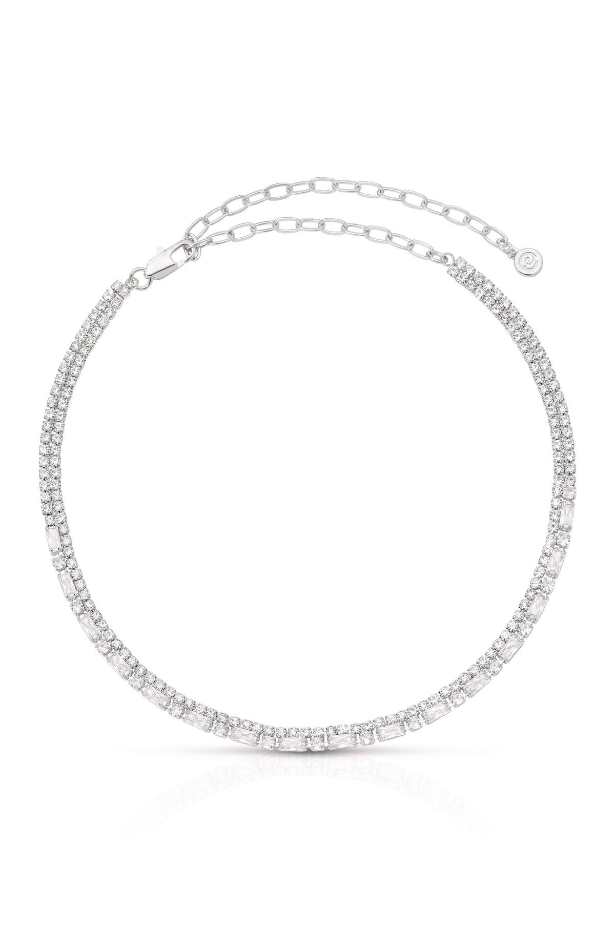 Dainty Crystal Strands Choker