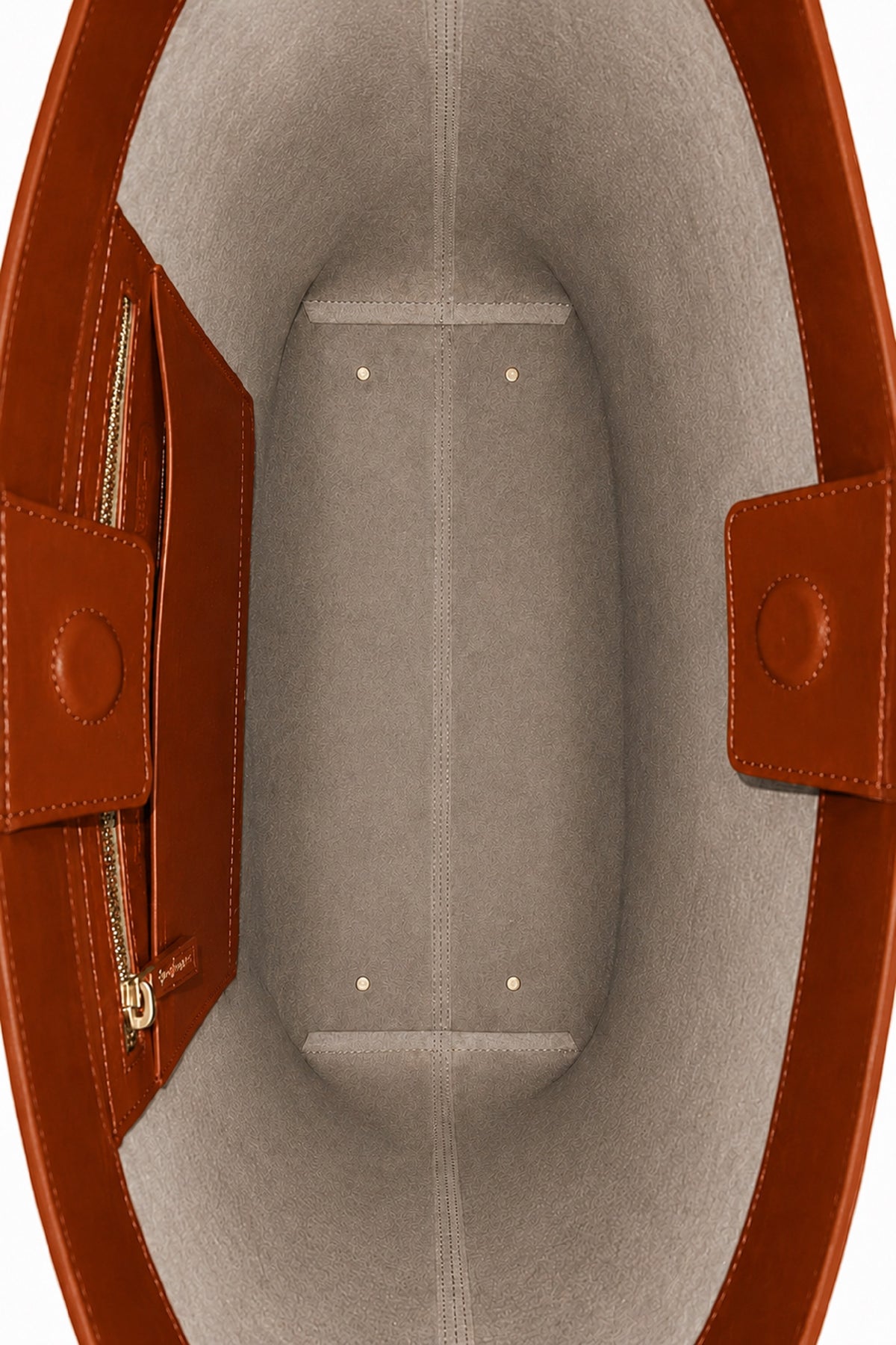 Ecotorie Agatha Leather Tote Bag-Rust