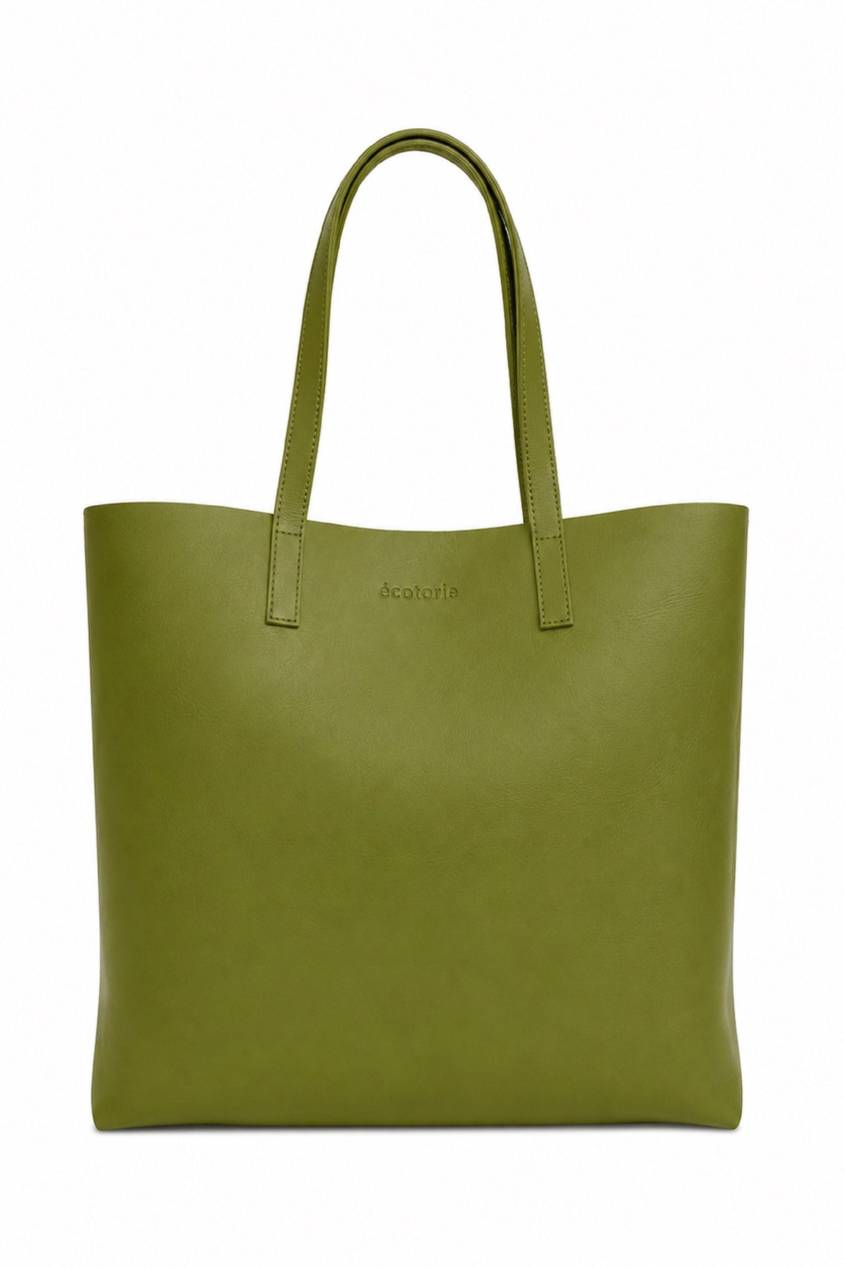 Ecotorie Agatha Leather Tote Bag-Sea Kelp