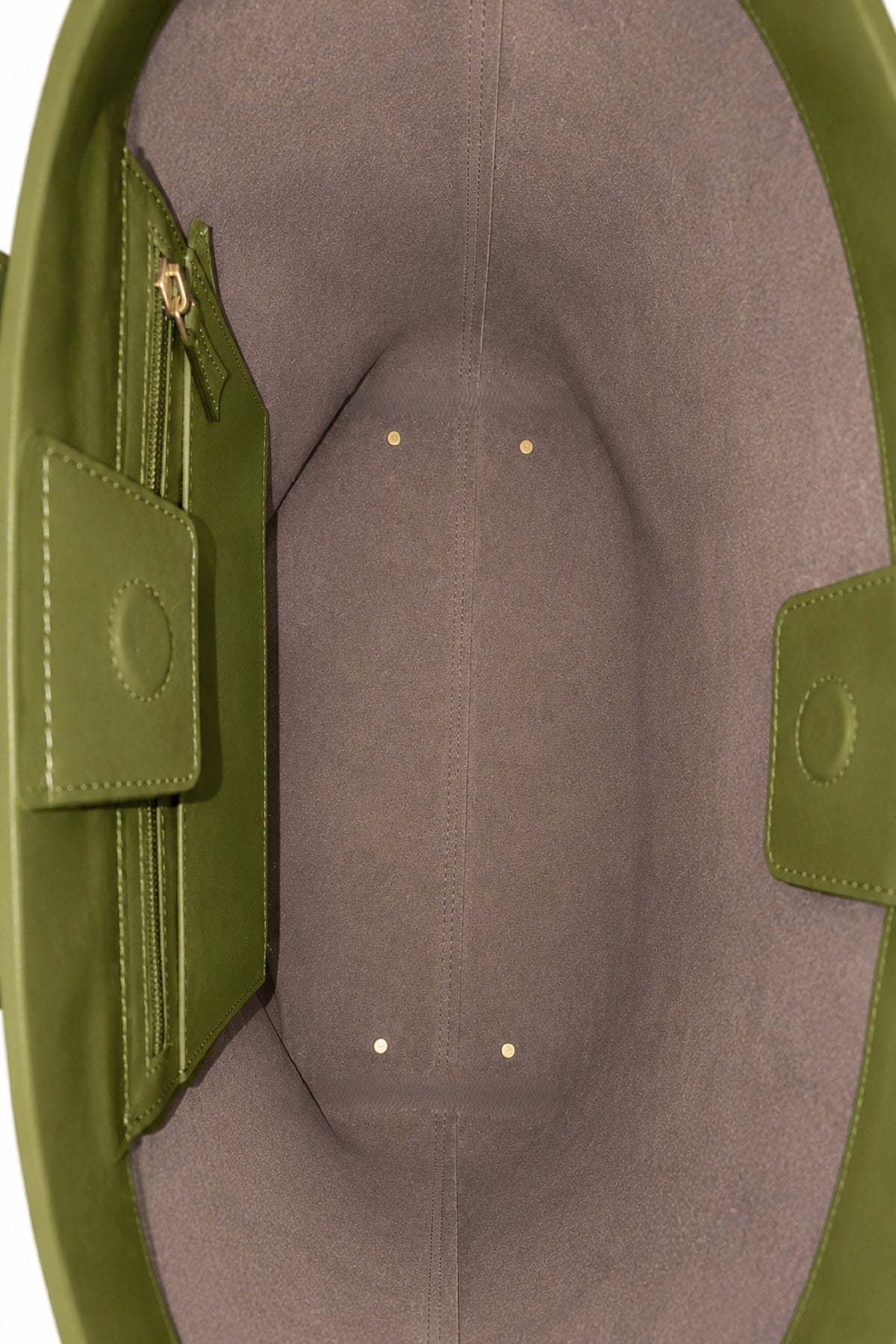 Ecotorie Agatha Leather Tote Bag-Sea Kelp