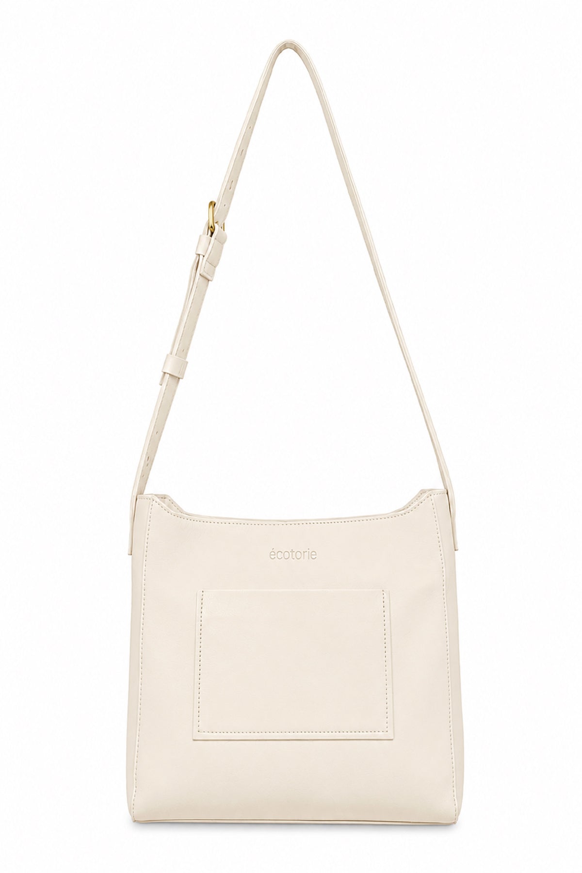 Ecotorie Brigitte Leather Crossbody/Shoulder Bag-Warm White