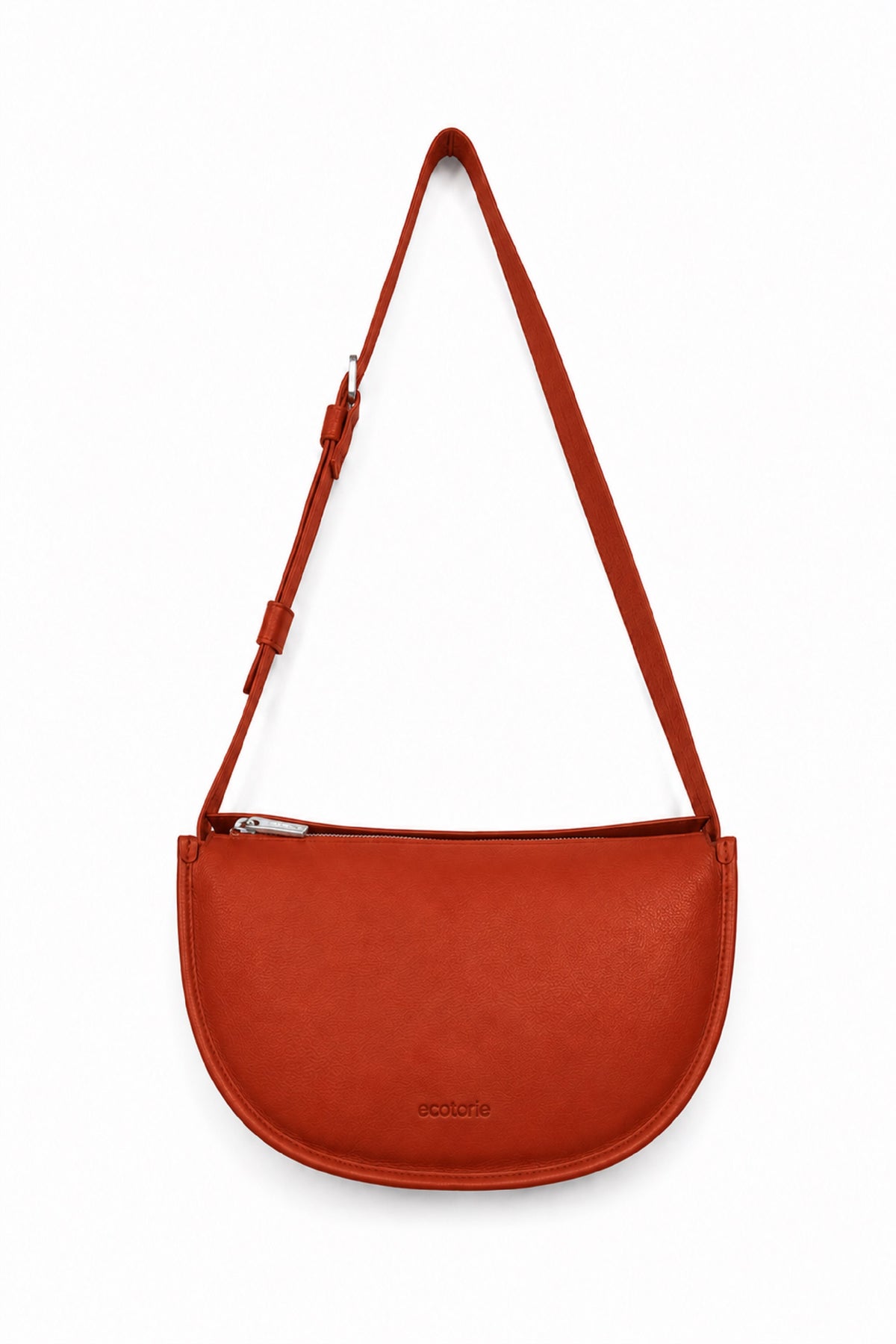 Ecotorie Dora Leather Crossbody Bag-Rust