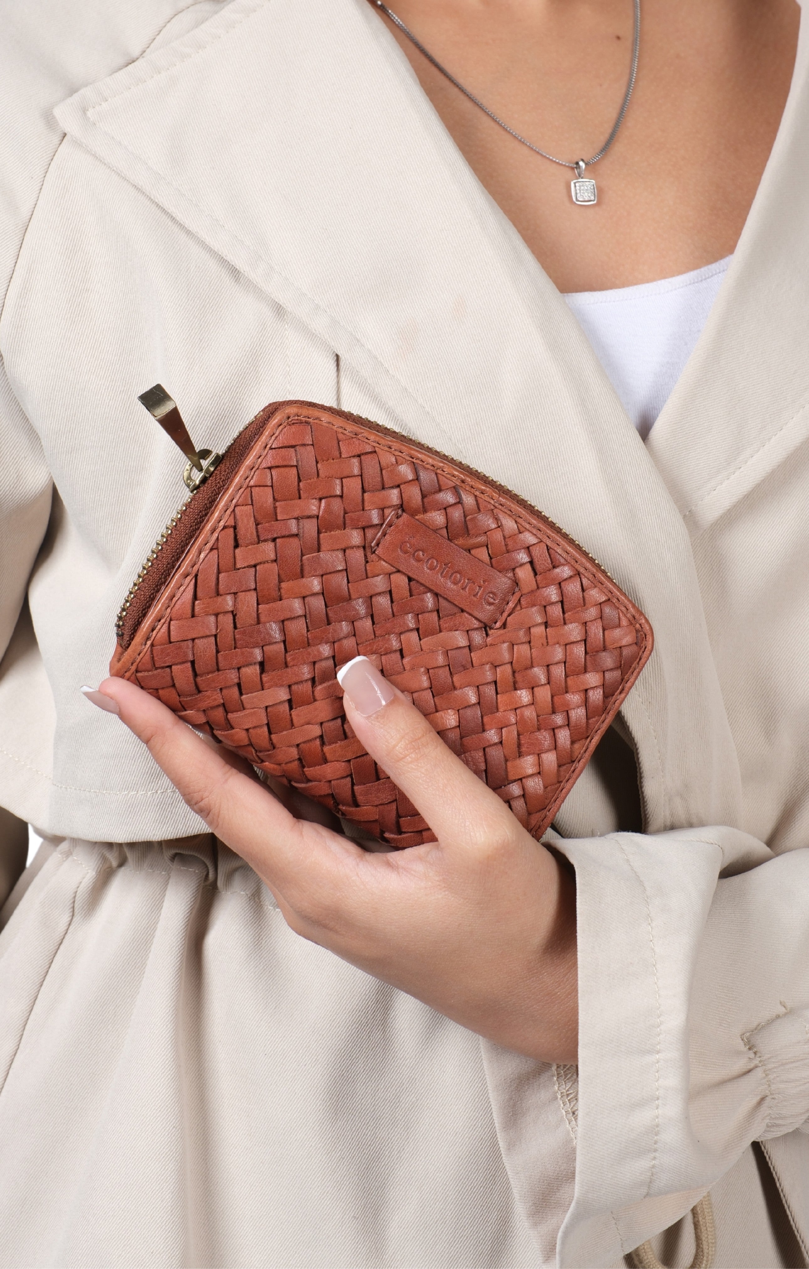 Ecotorie - Katy - Wallet - Brandy