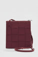 Ecotorie - Polly Wine Woven Crossbody Bag