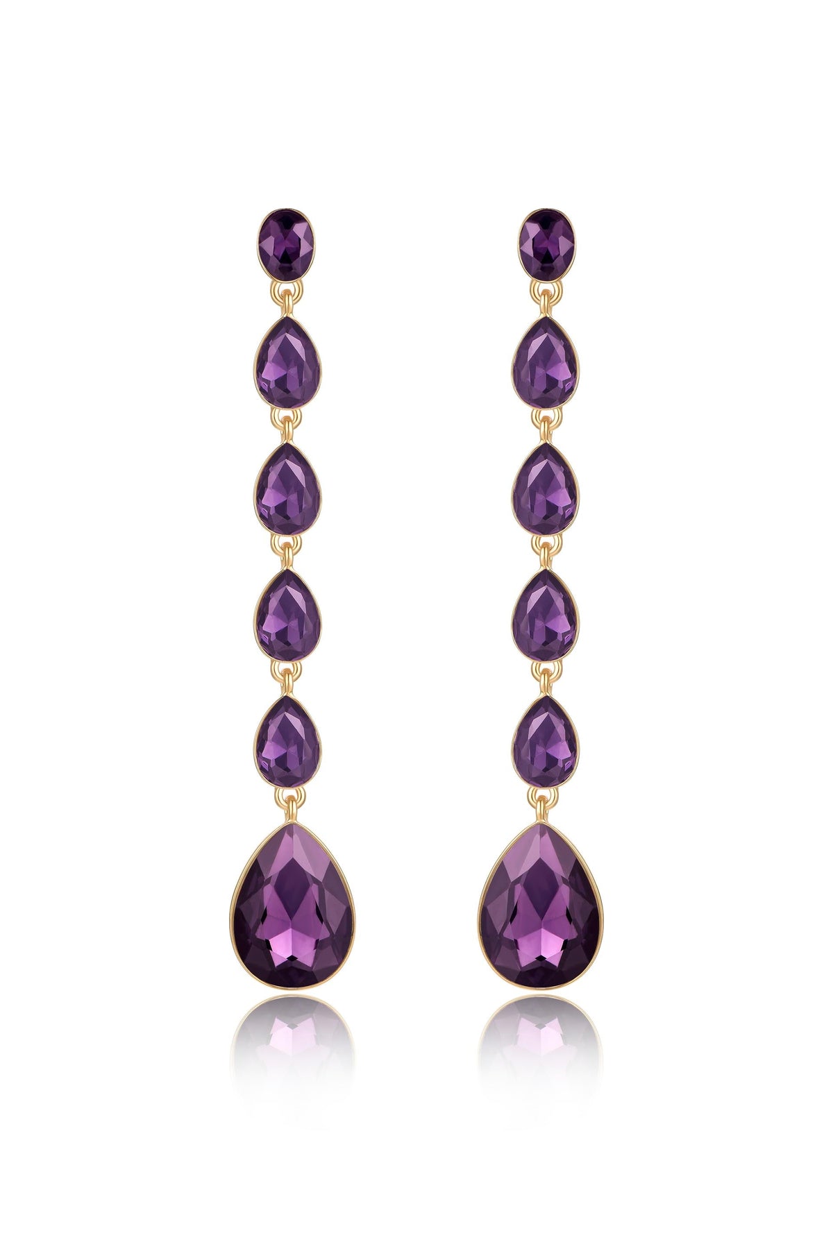 Crystallized Drop Earrings