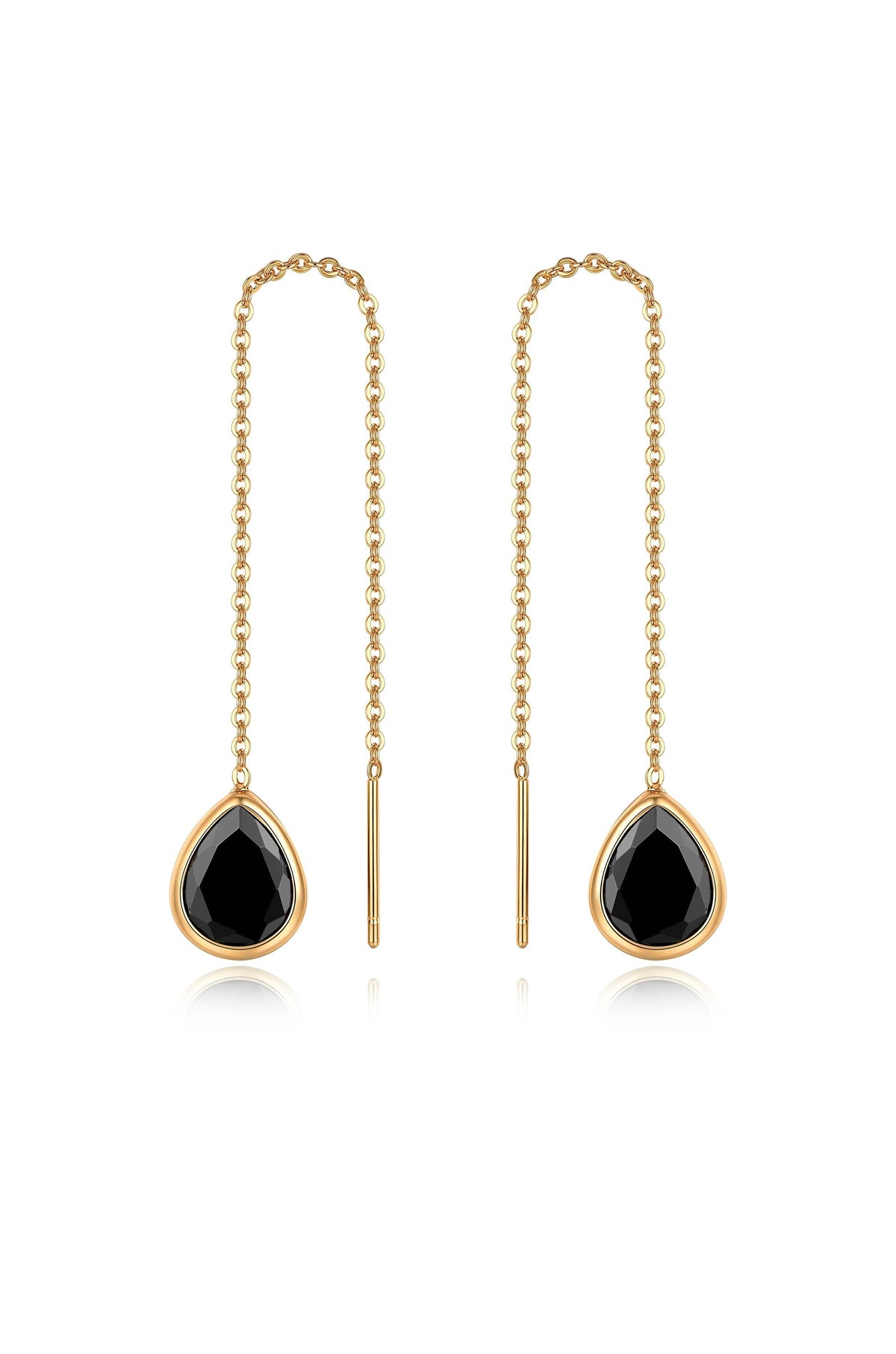 Barely There Chain and Crystal Dangle Earrings