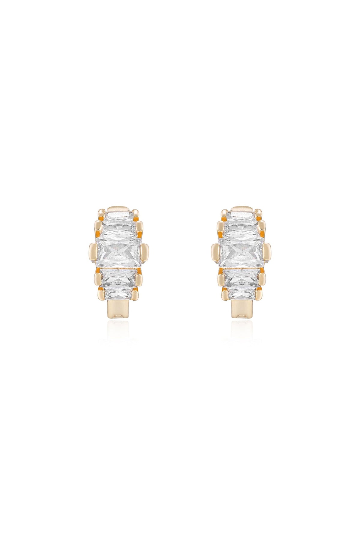 Diamond Shine Mini Hoop Earrings