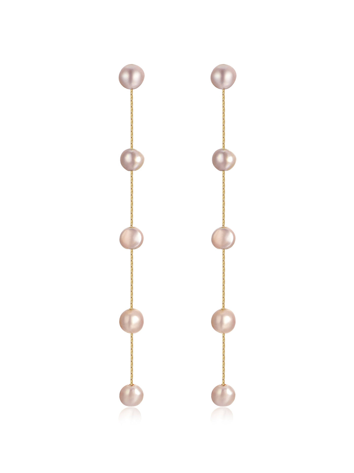 Dripping Pearl Delicate Drop Earrings