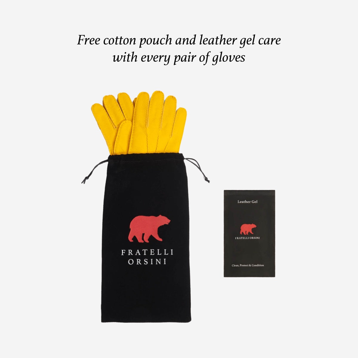 Marcella (black) - Unlined women’s lambskin leather gloves
