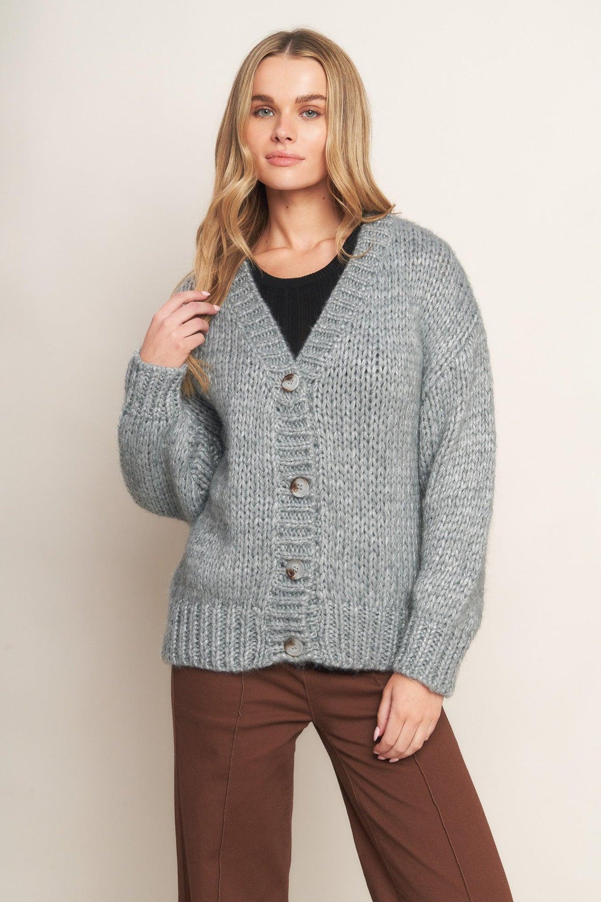 WEEKEND WARMTH SWEATER KNIT CARDIGAN