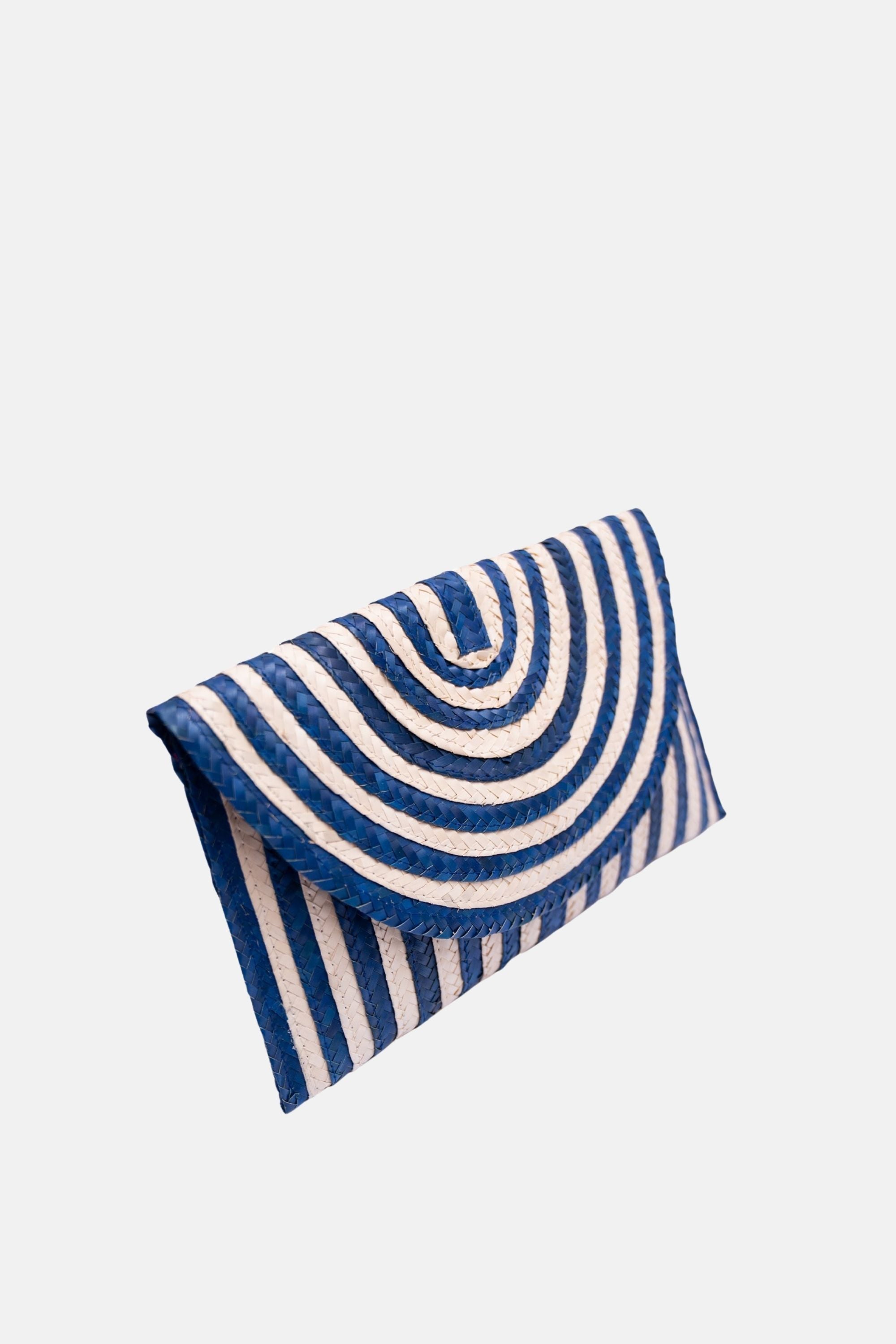 Jelavu Brooke Cream/Blue Small Clutch