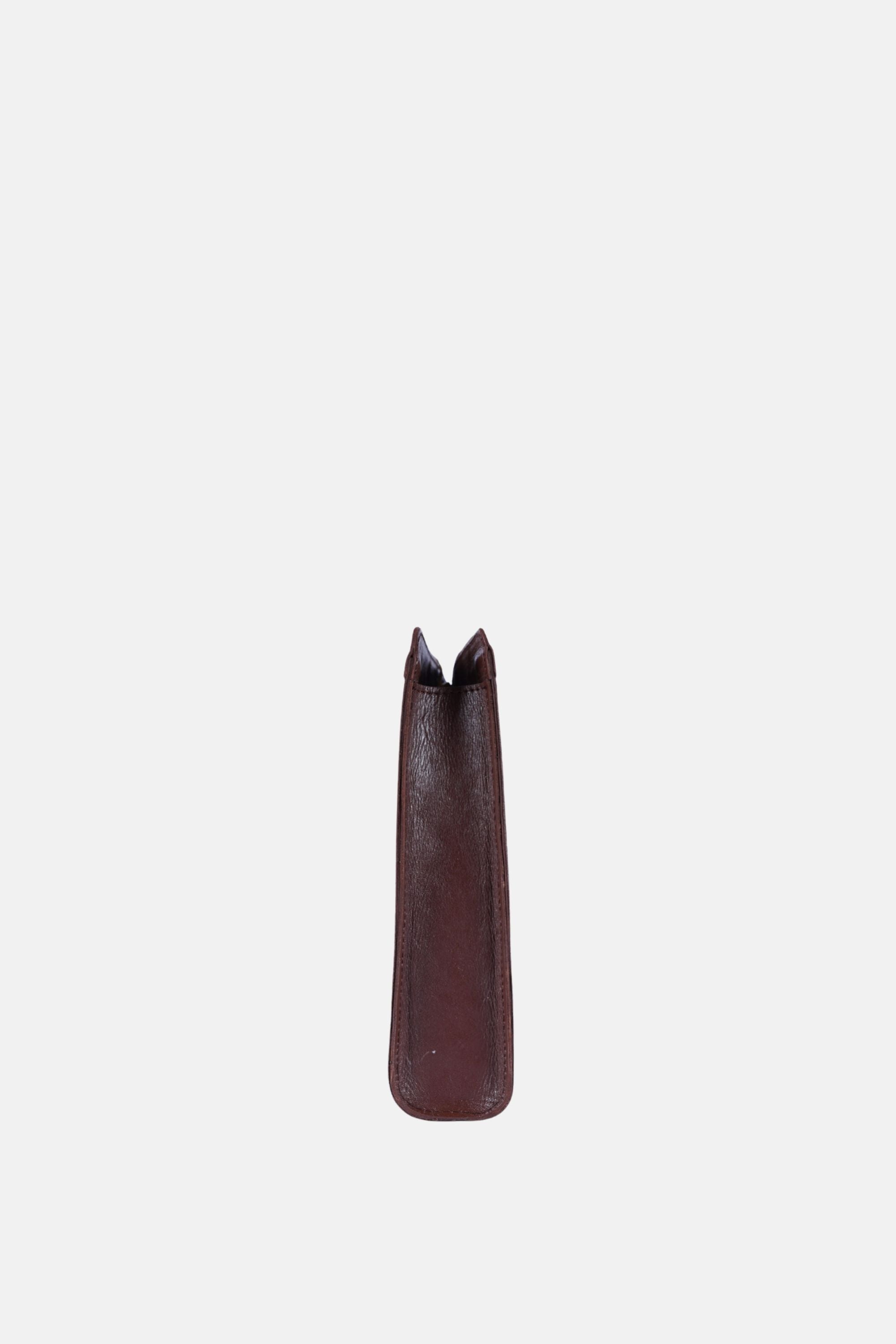 Jelavu - Delmar Cane Clutch - Chocolate Leather