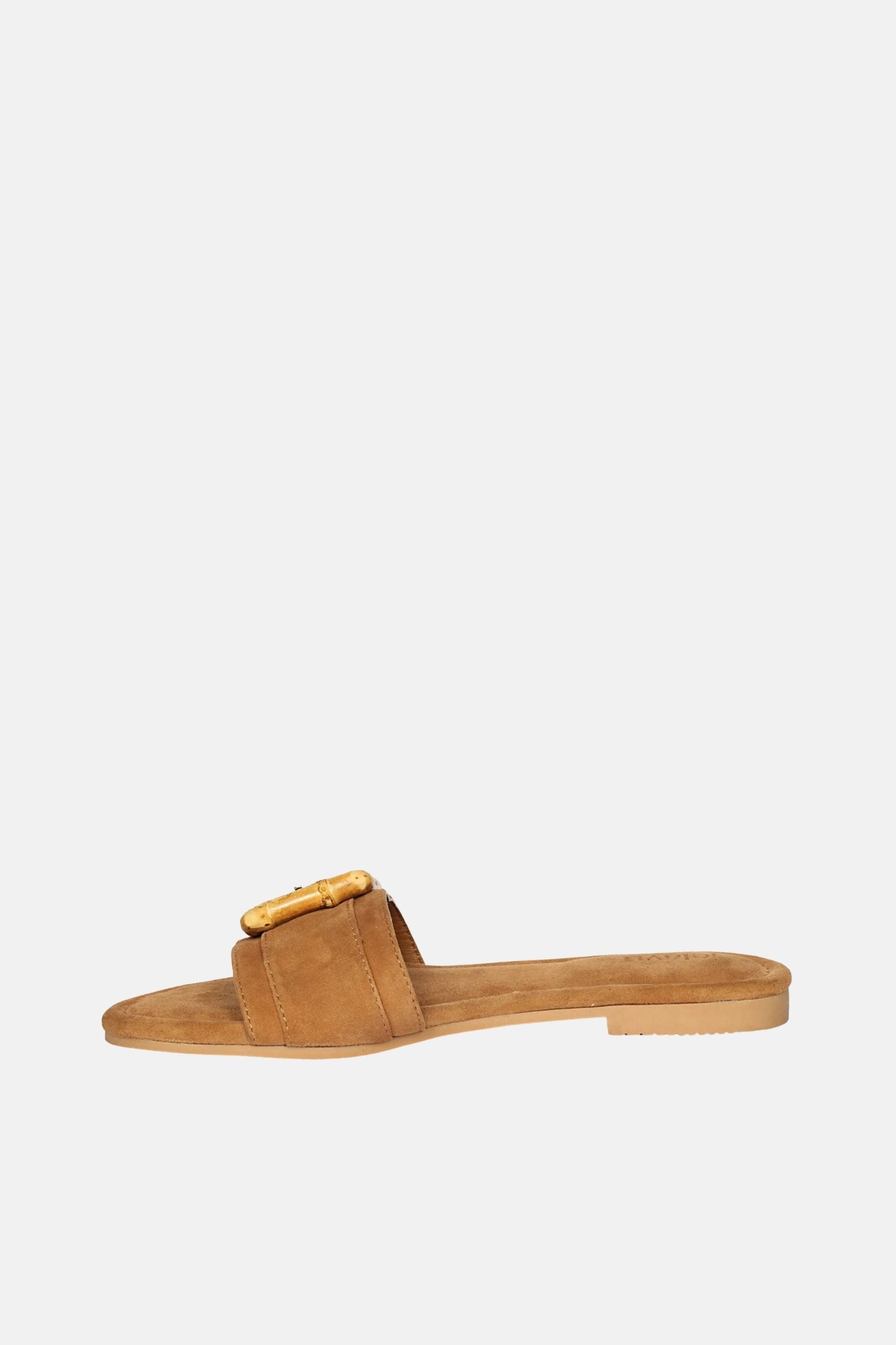 Jelavu Amsterdam Suede Cognac Sandals